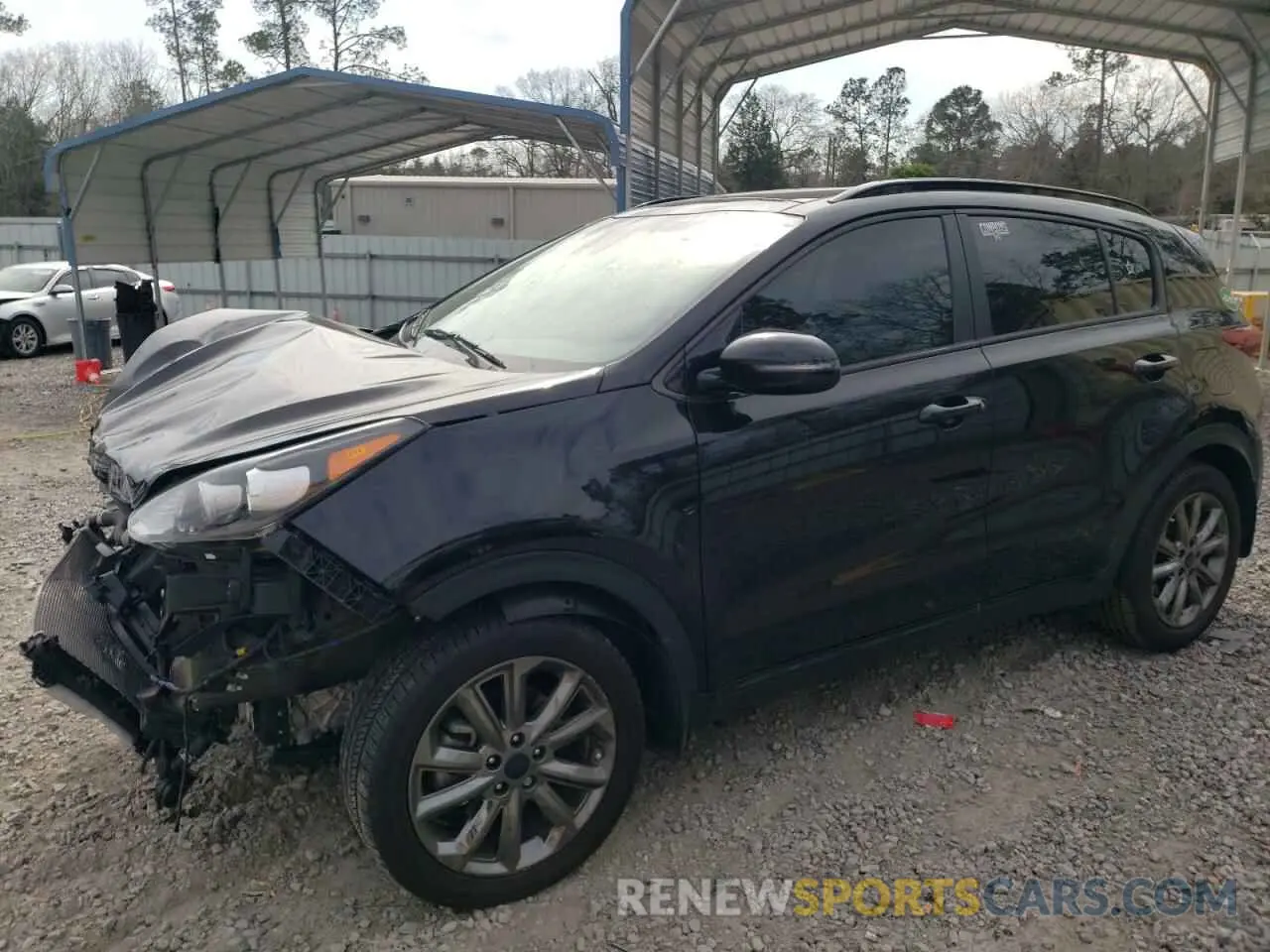 1 fotografías del automóvil dañado KNDP63ACXM7898790 KIA SPORTAGE 2021