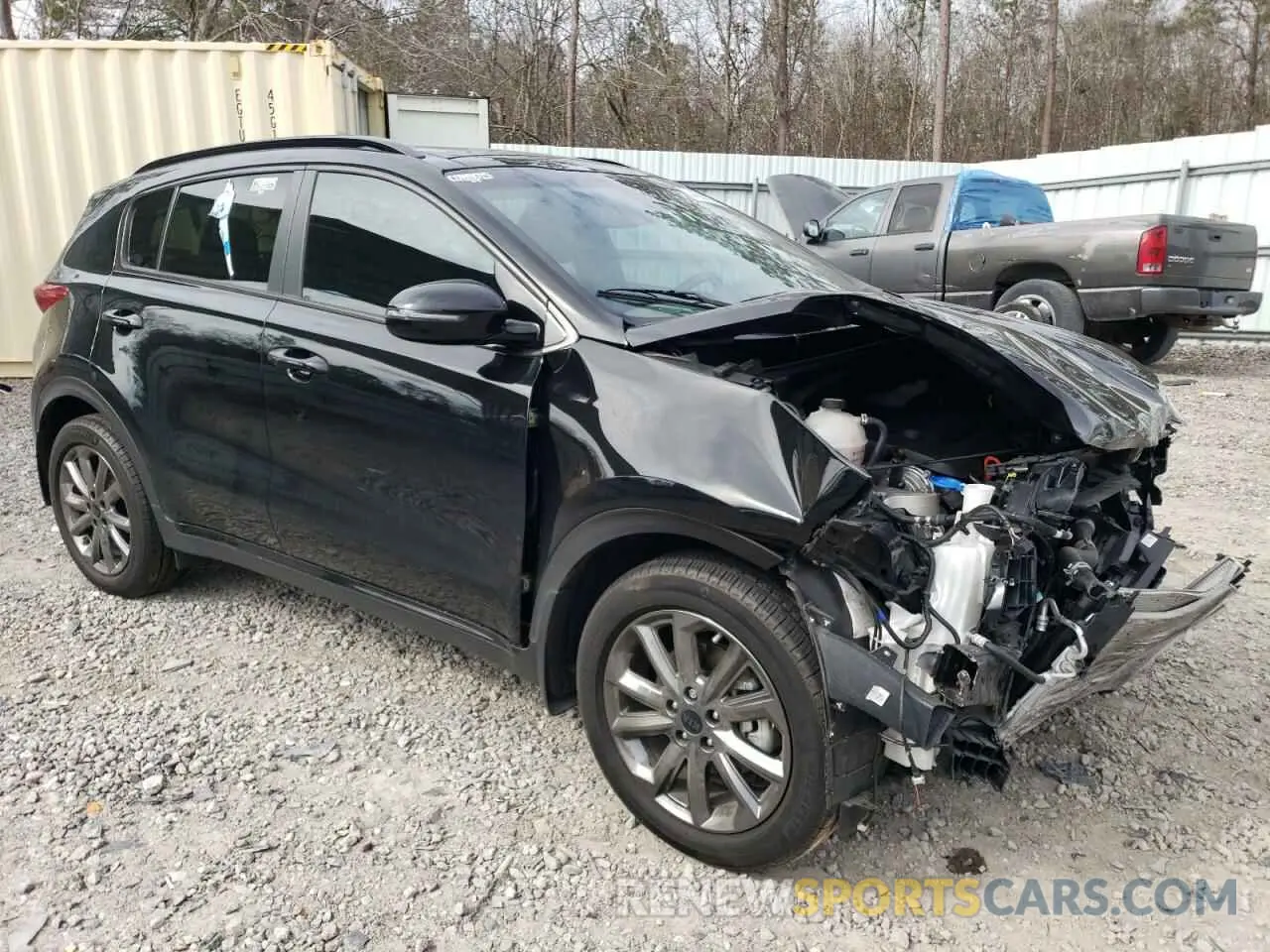 4 fotografías del automóvil dañado KNDP63ACXM7898790 KIA SPORTAGE 2021