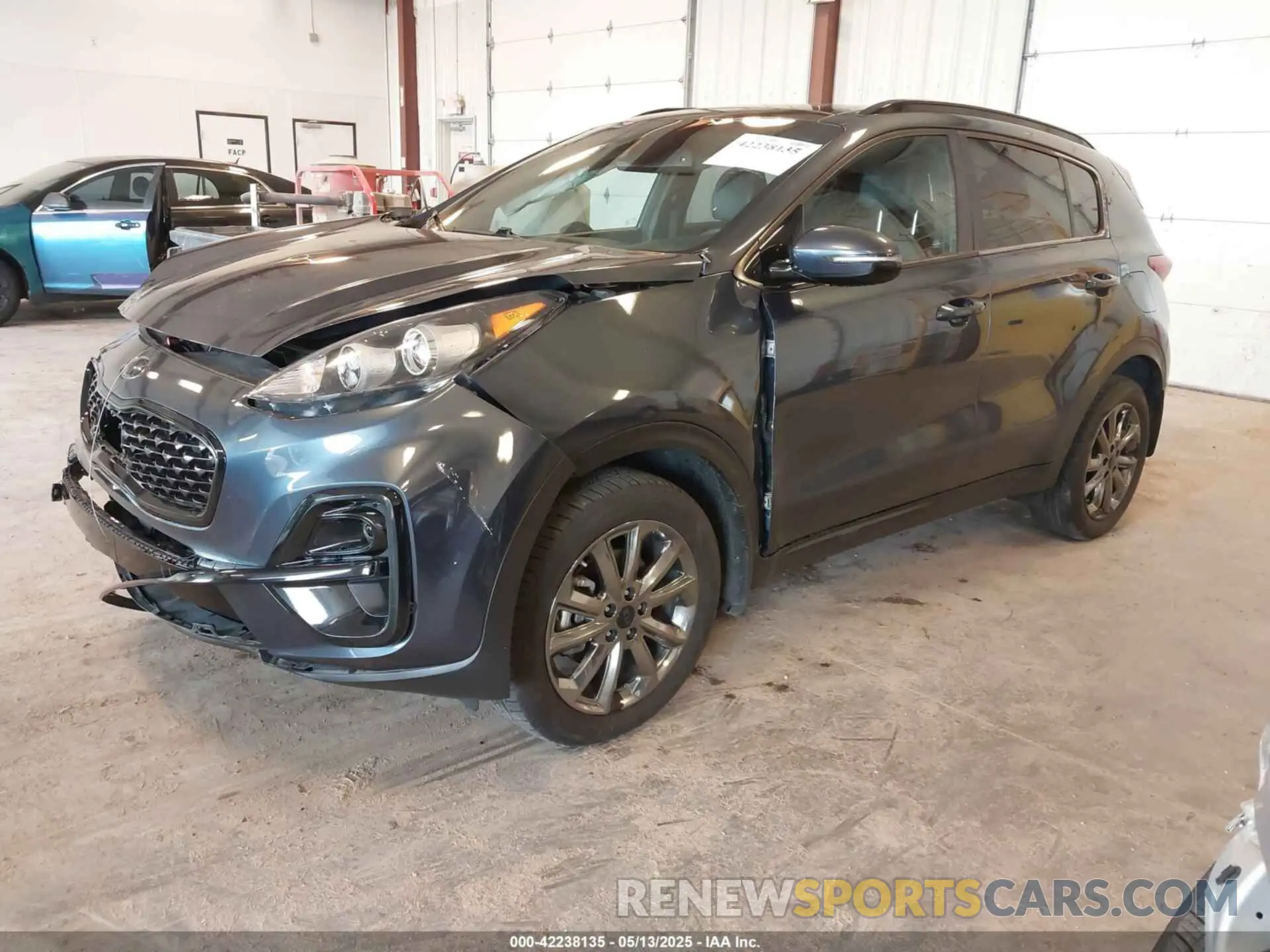2 fotografías del automóvil dañado KNDP6CAC1M7867184 KIA SPORTAGE 2021