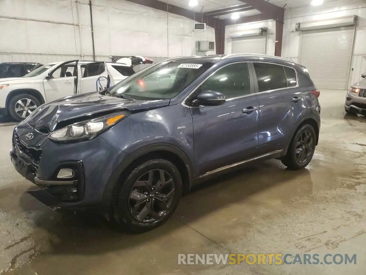 1 fotografías del automóvil dañado KNDP6CAC2M7844951 KIA SPORTAGE 2021
