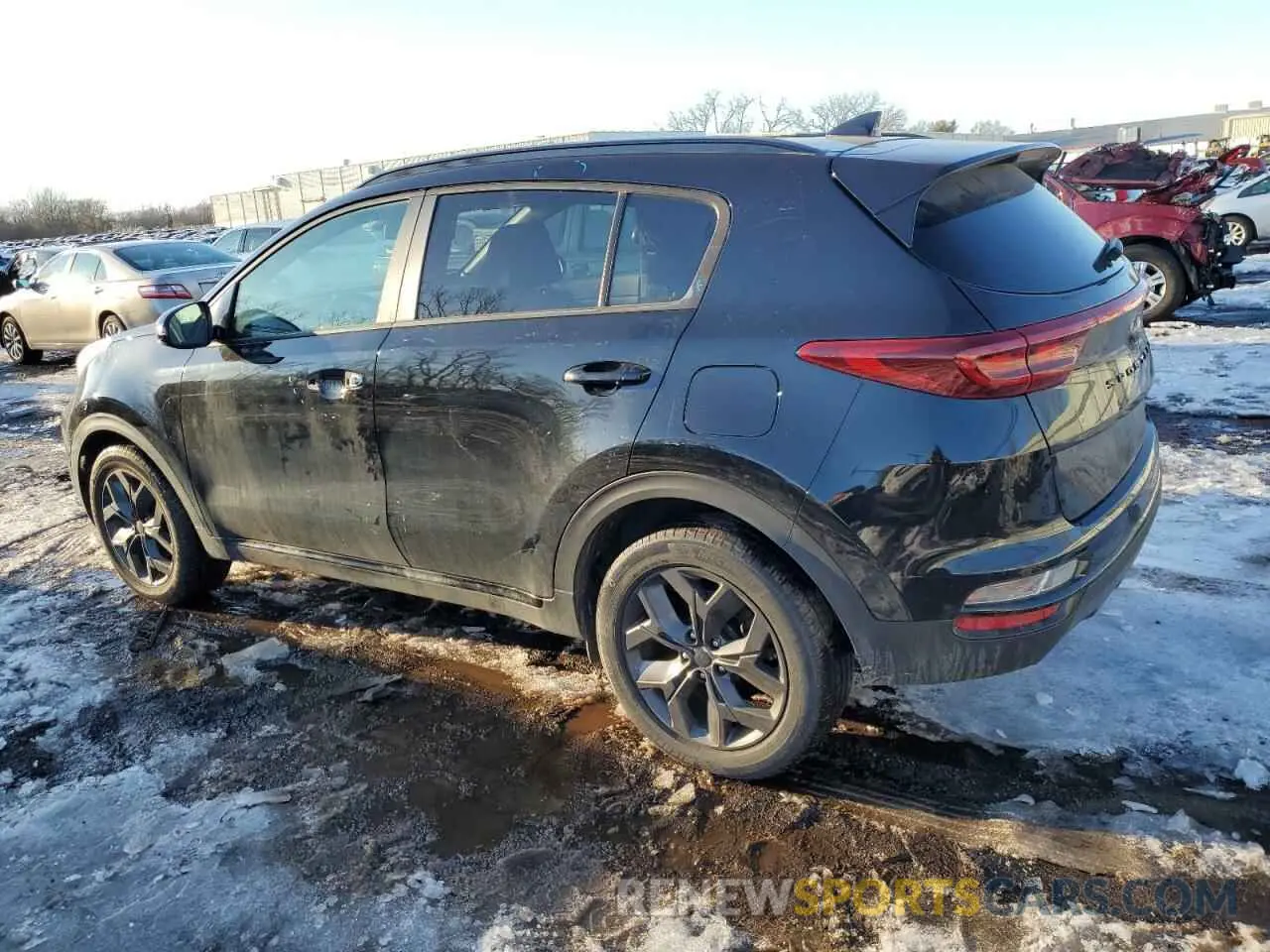 2 fotografías del automóvil dañado KNDP6CAC4M7888482 KIA SPORTAGE 2021