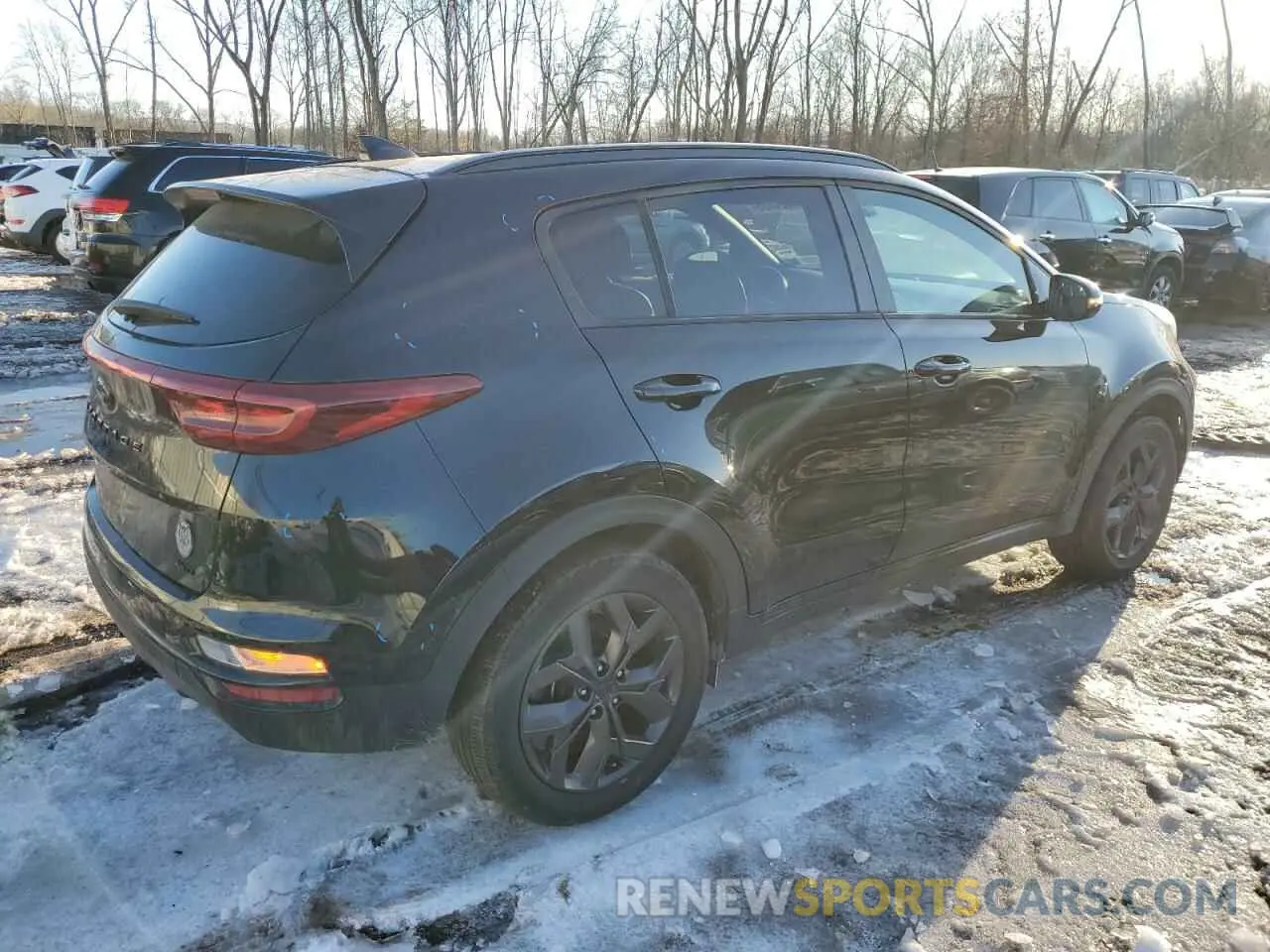 3 fotografías del automóvil dañado KNDP6CAC4M7888482 KIA SPORTAGE 2021