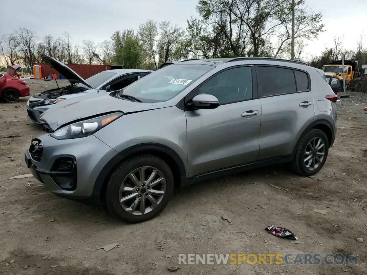 1 fotografías del automóvil dañado KNDP6CAC5M7897370 KIA SPORTAGE 2021