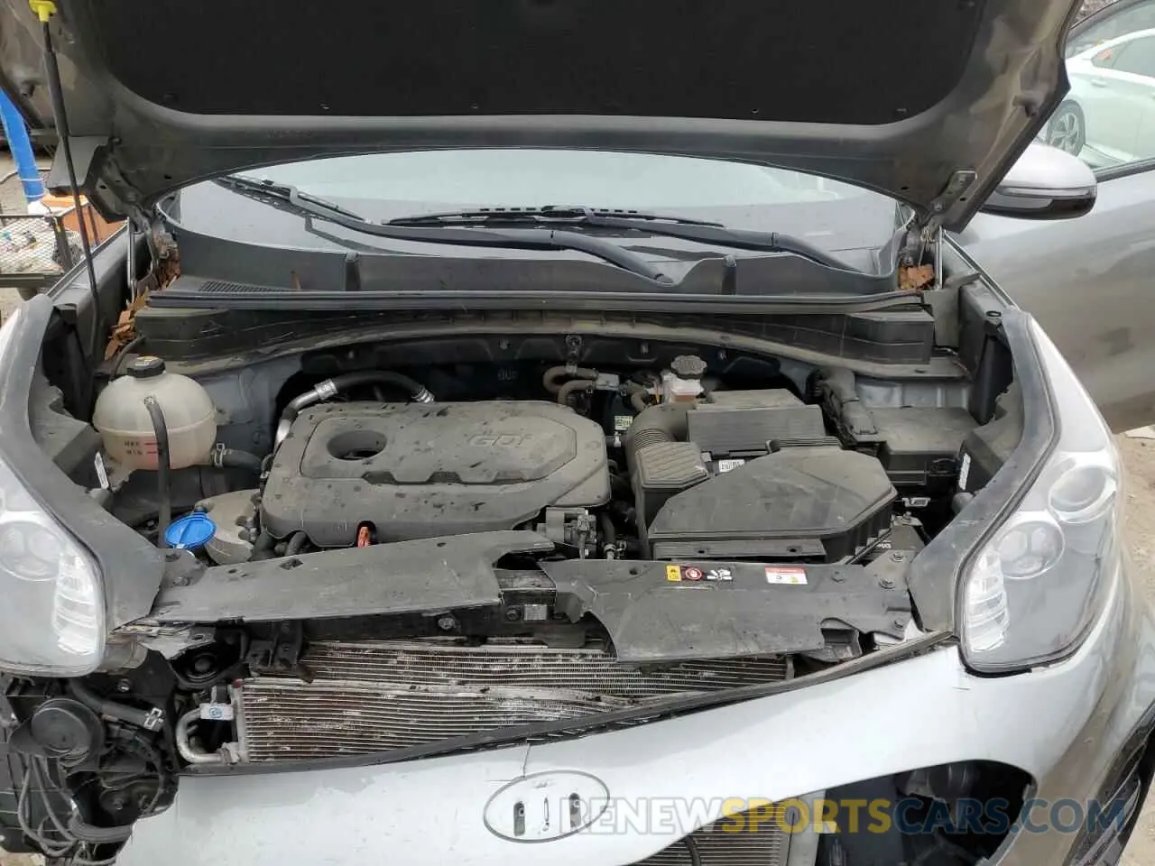 12 fotografías del automóvil dañado KNDP6CAC5M7897370 KIA SPORTAGE 2021