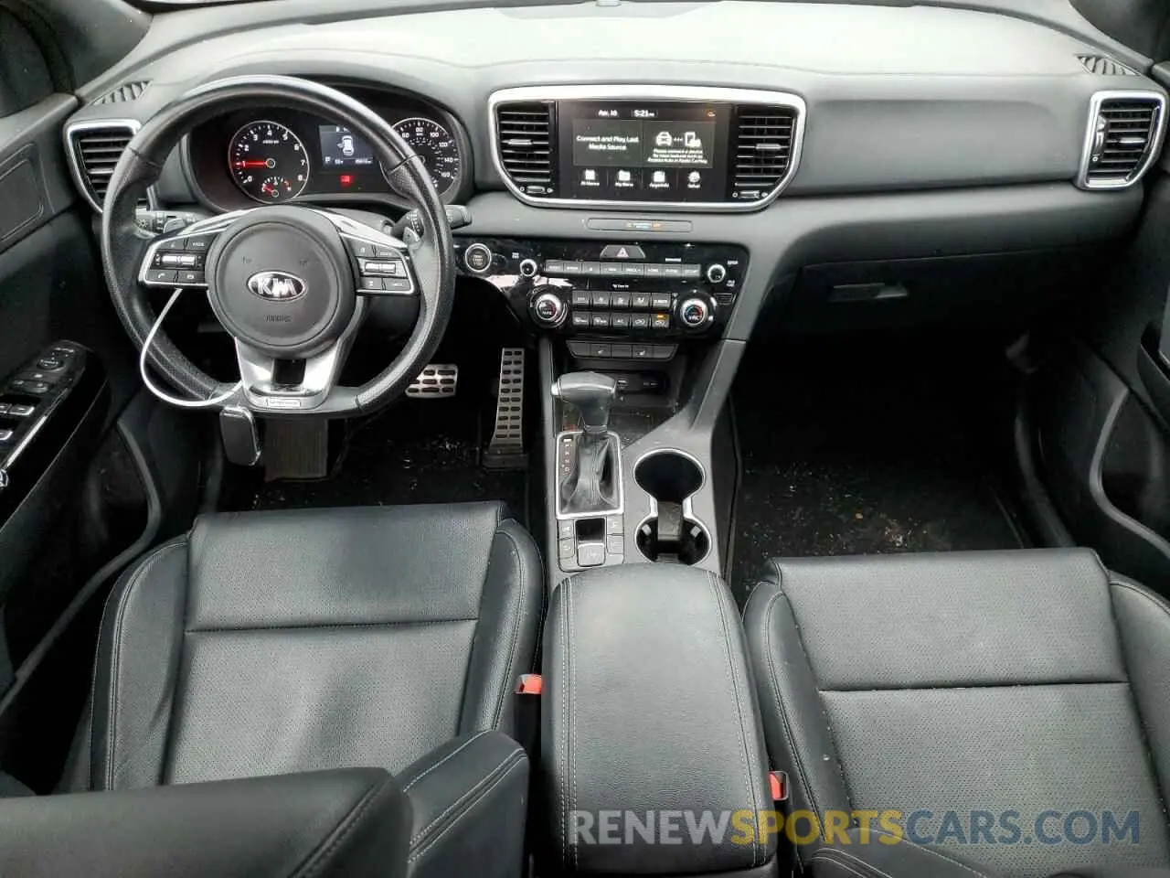 8 fotografías del automóvil dañado KNDP6CAC5M7897370 KIA SPORTAGE 2021