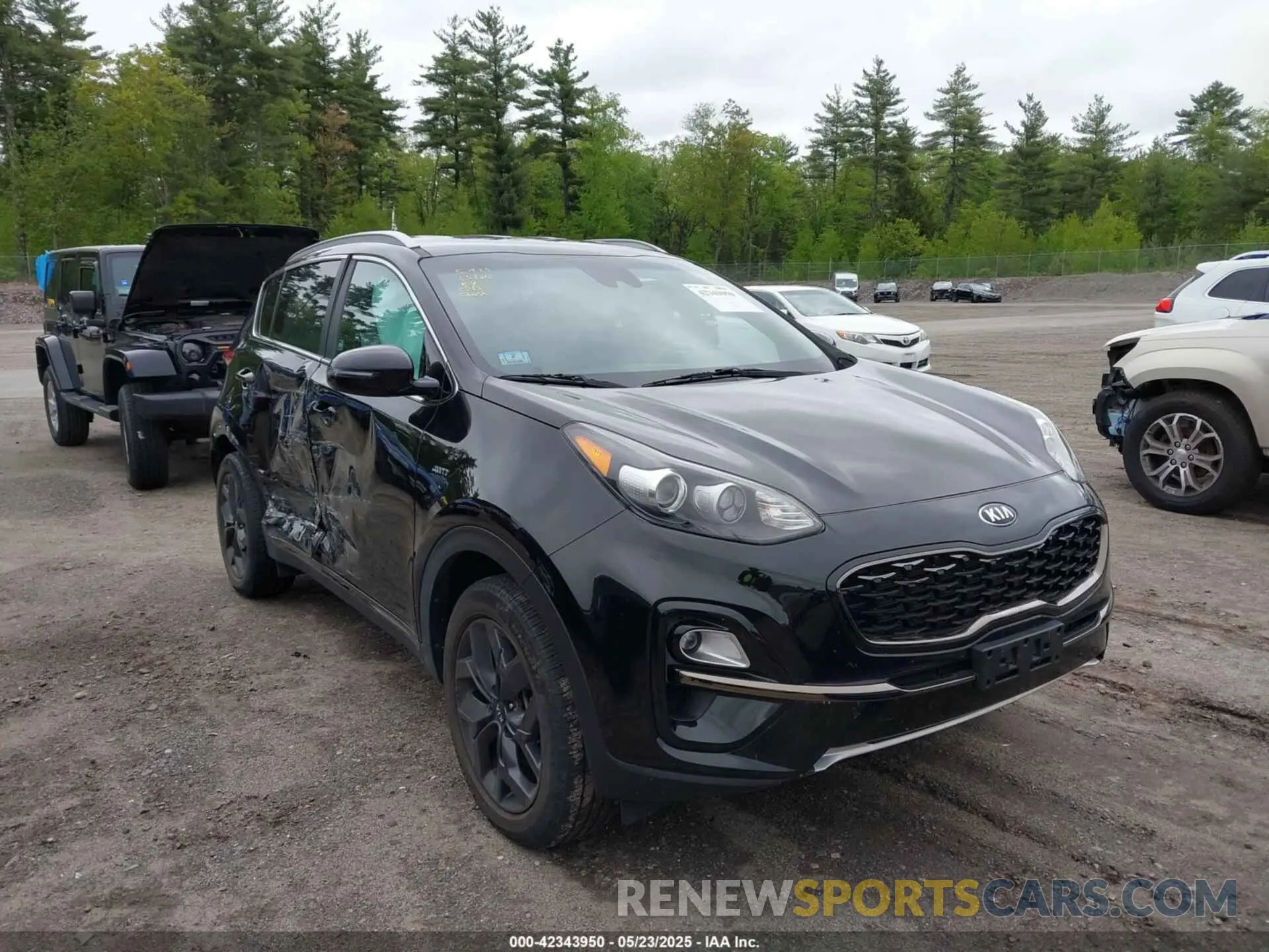 1 fotografías del automóvil dañado KNDP6CAC6M7897040 KIA SPORTAGE 2021