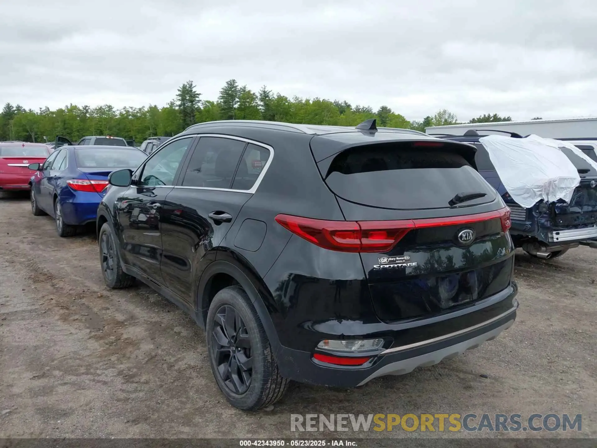 3 fotografías del automóvil dañado KNDP6CAC6M7897040 KIA SPORTAGE 2021