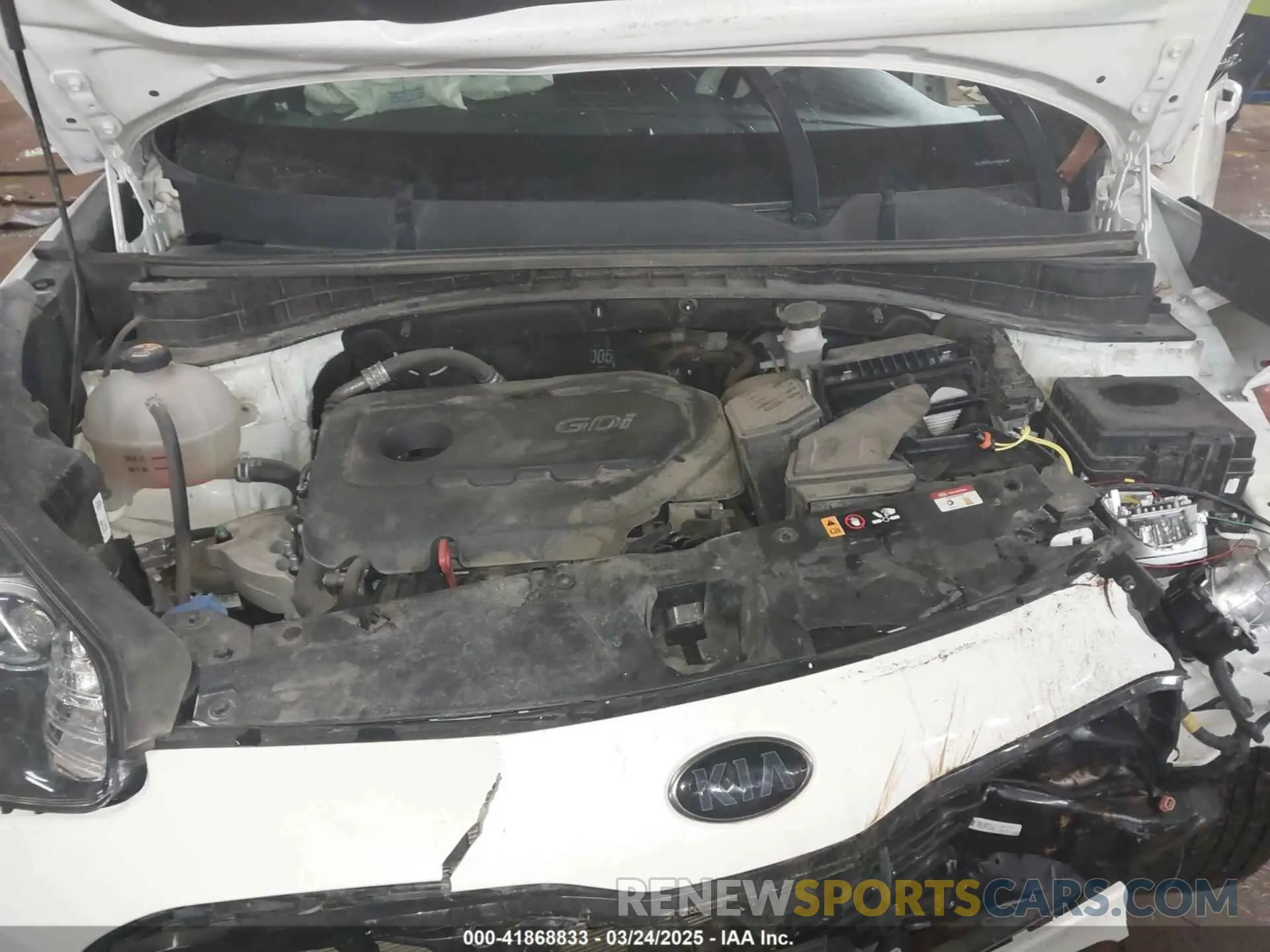 10 fotografías del automóvil dañado KNDP6CAC7M7888685 KIA SPORTAGE 2021