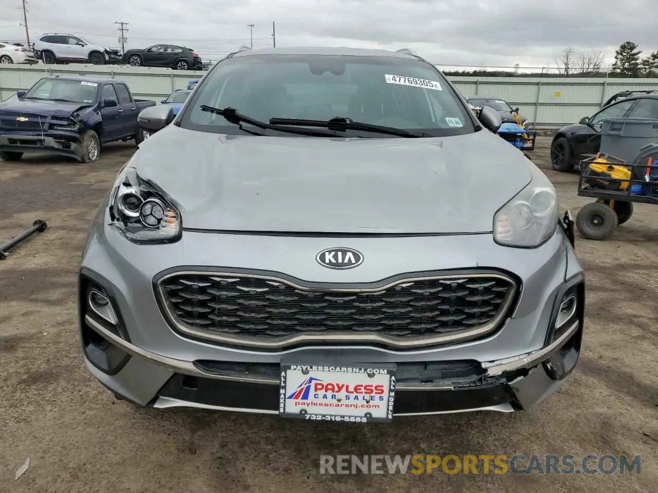5 fotografías del automóvil dañado KNDP6CAC7M7888945 KIA SPORTAGE 2021