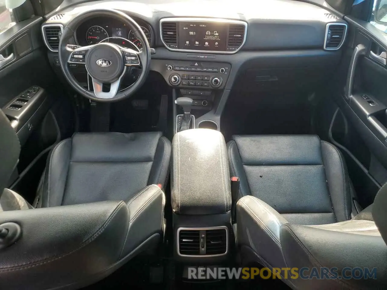 8 fotografías del automóvil dañado KNDP6CAC7M7888945 KIA SPORTAGE 2021