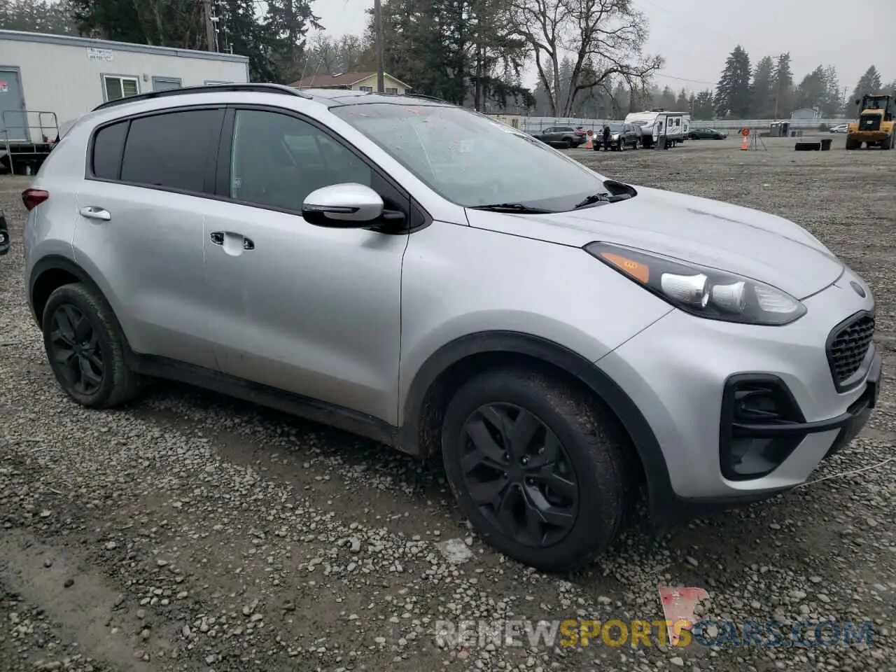 4 fotografías del automóvil dañado KNDP6CACXM7868298 KIA SPORTAGE 2021