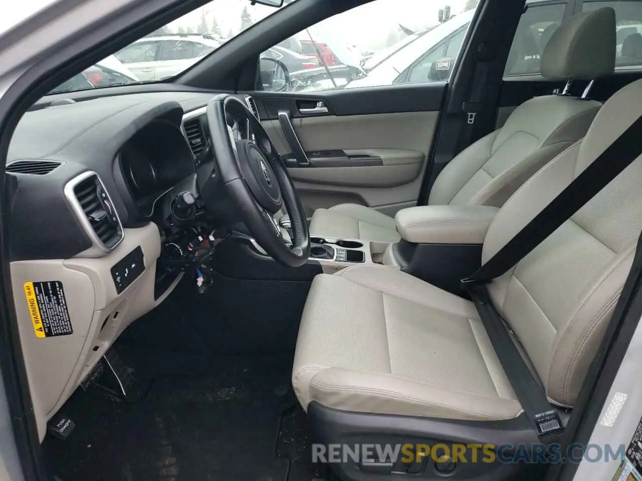 7 fotografías del automóvil dañado KNDP6CACXM7868298 KIA SPORTAGE 2021