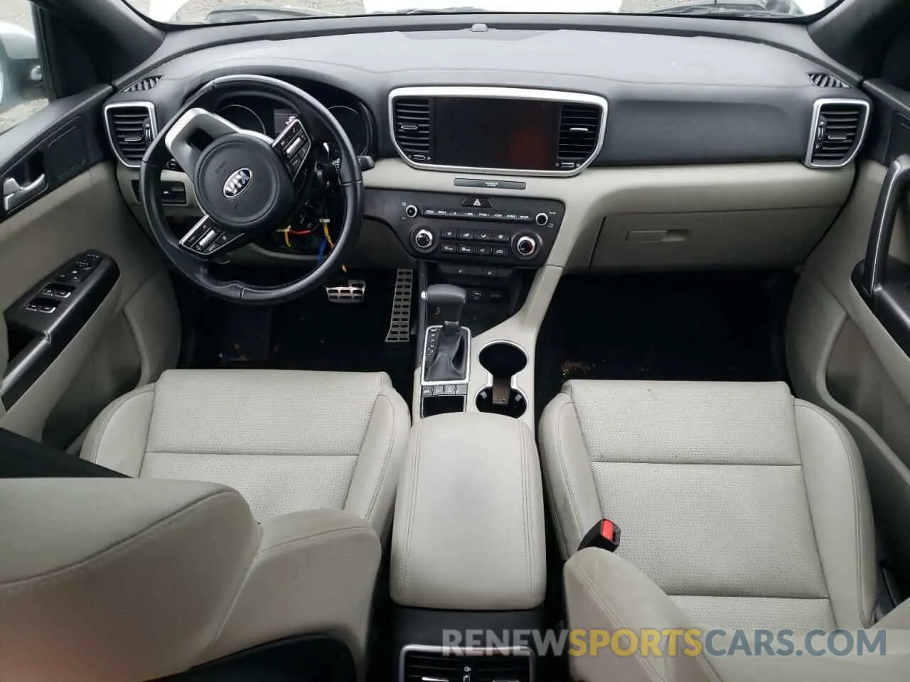 8 fotografías del automóvil dañado KNDP6CACXM7868298 KIA SPORTAGE 2021