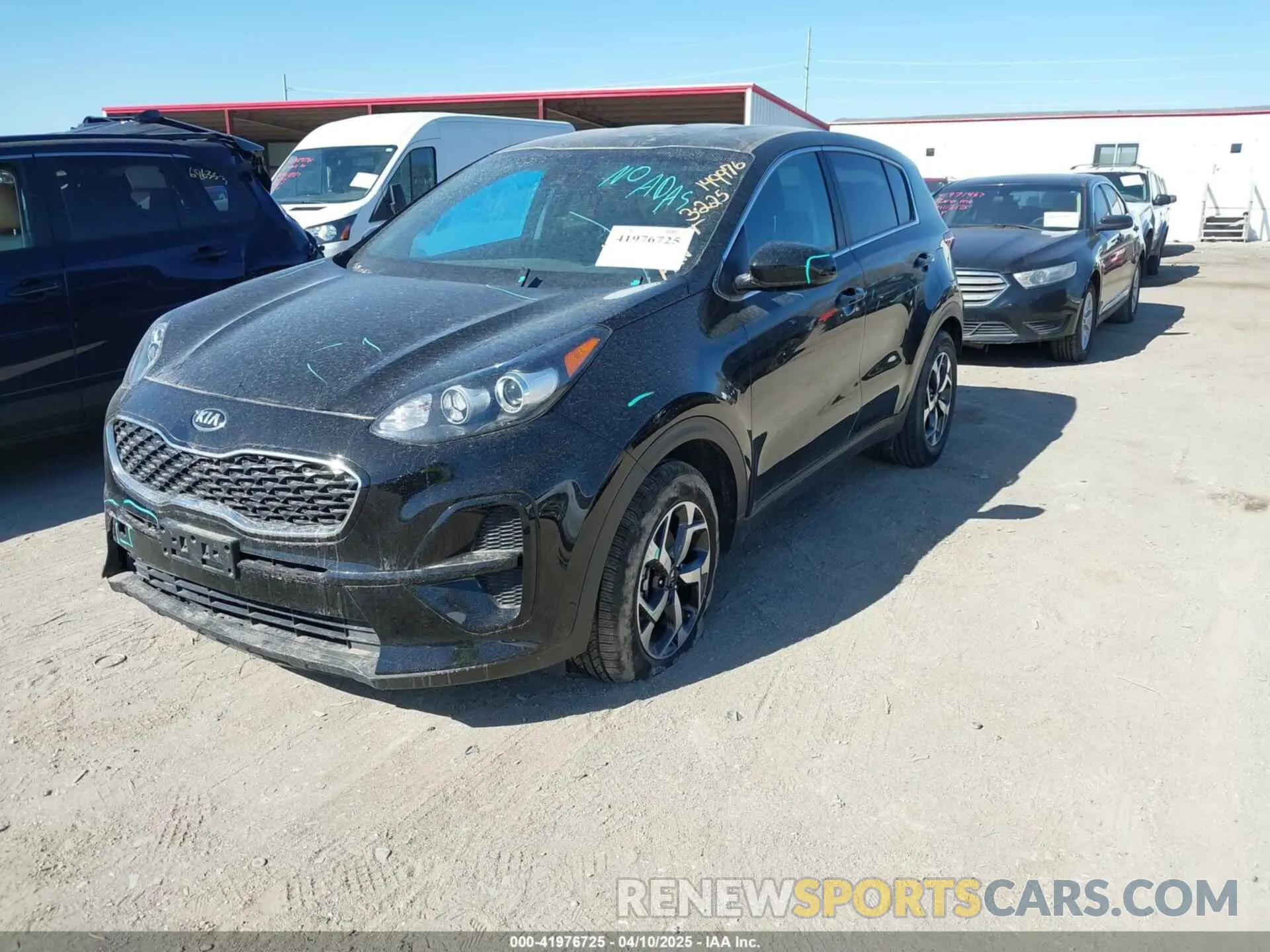 2 fotografías del automóvil dañado KNDPM3AC0M7854464 KIA SPORTAGE 2021