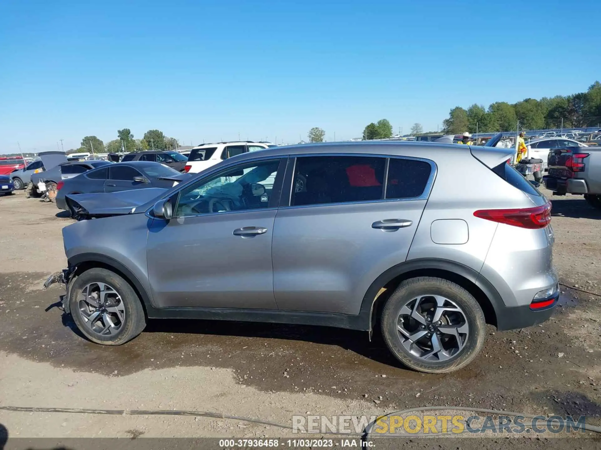 14 fotografías del automóvil dañado KNDPM3AC0M7864234 KIA SPORTAGE 2021