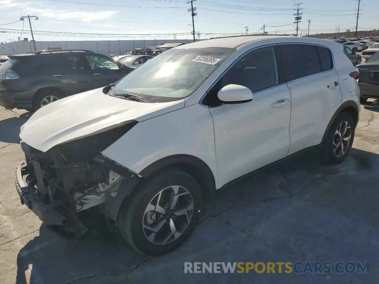 1 fotografías del automóvil dañado KNDPM3AC0M7874889 KIA SPORTAGE 2021