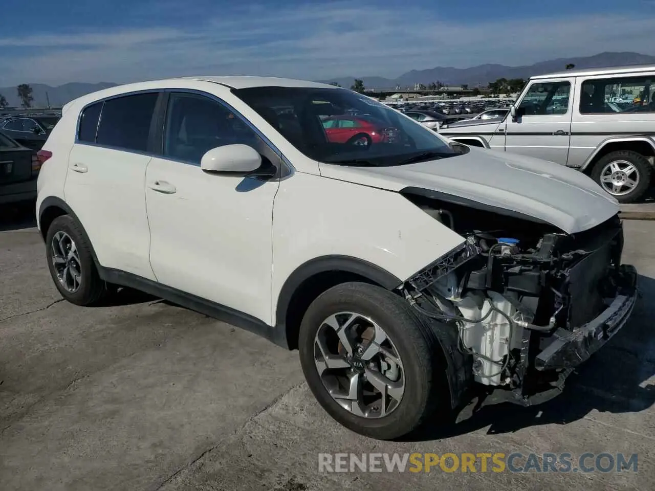 4 fotografías del automóvil dañado KNDPM3AC0M7874889 KIA SPORTAGE 2021