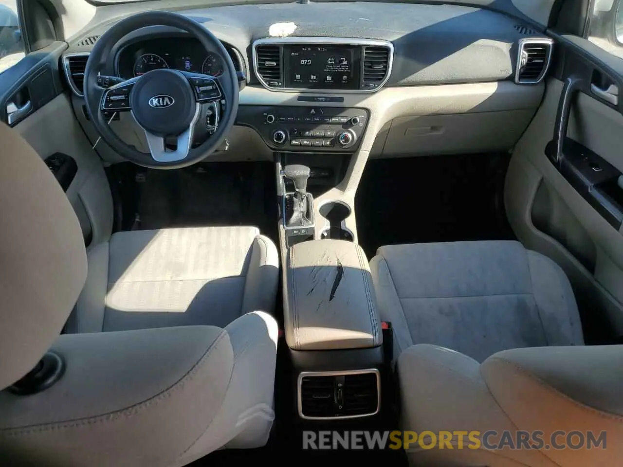 8 fotografías del automóvil dañado KNDPM3AC0M7874889 KIA SPORTAGE 2021