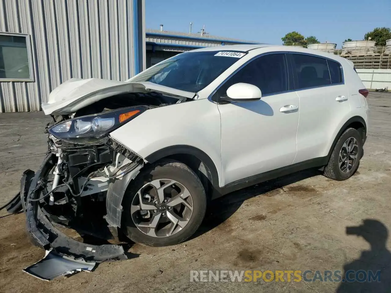 1 fotografías del automóvil dañado KNDPM3AC0M7893670 KIA SPORTAGE 2021