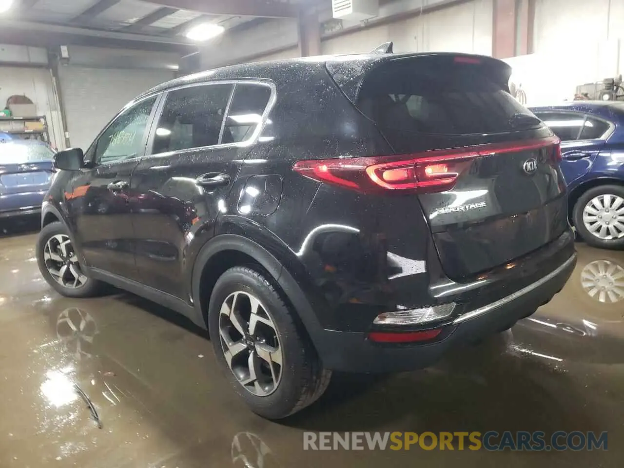 2 fotografías del automóvil dañado KNDPM3AC0M7903226 KIA SPORTAGE 2021