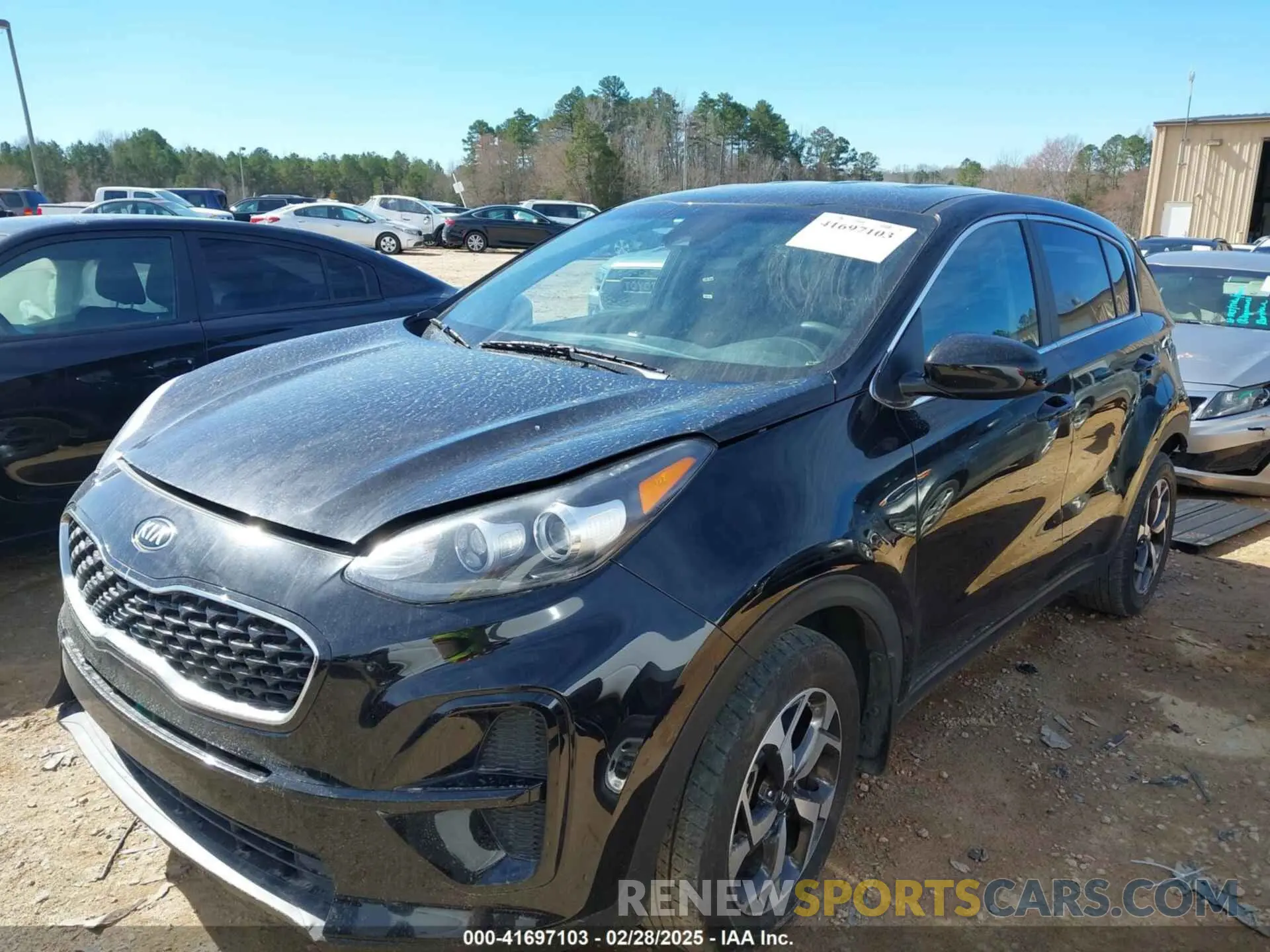 15 fotografías del automóvil dañado KNDPM3AC0M7927106 KIA SPORTAGE 2021