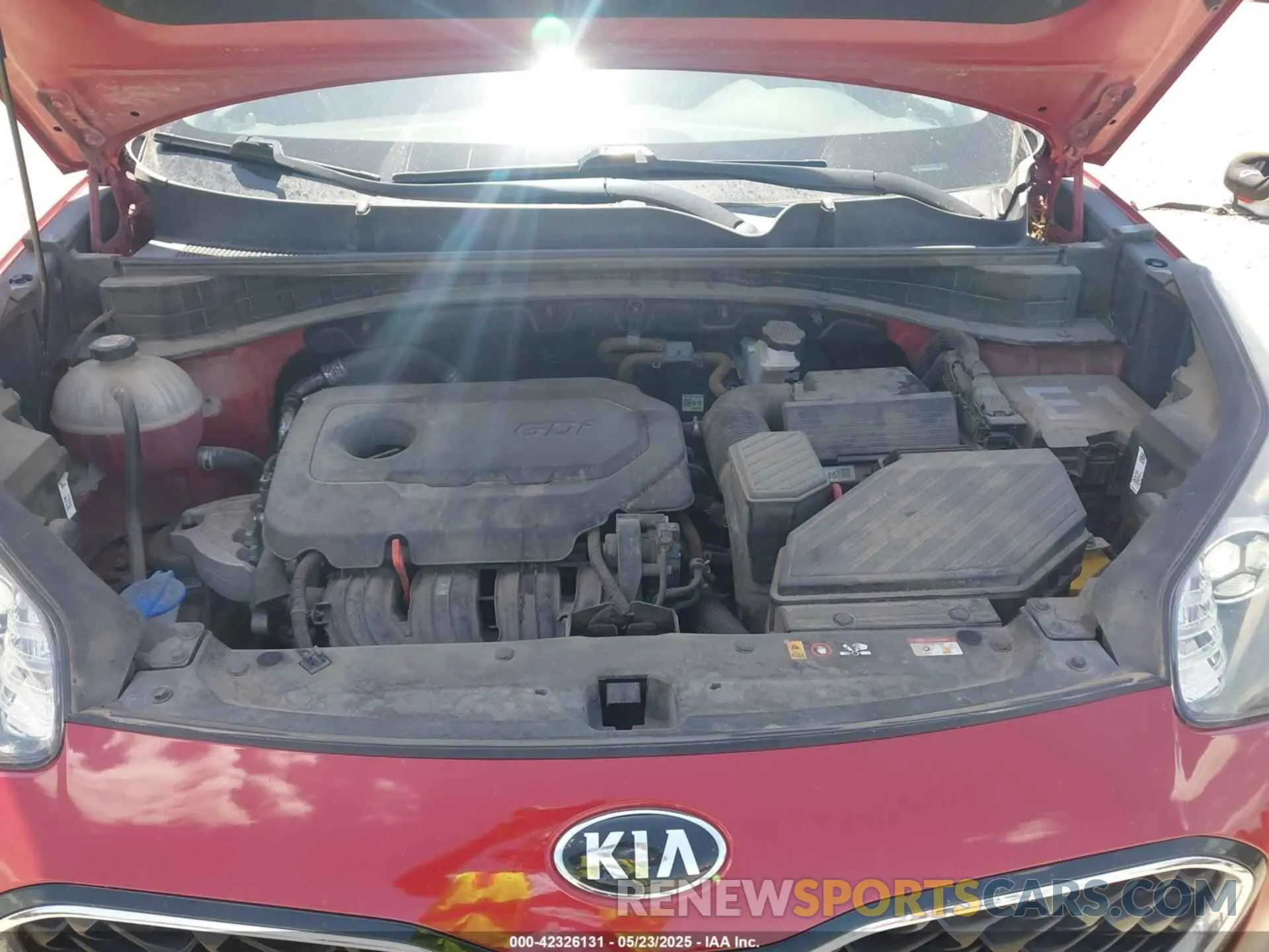 10 fotografías del automóvil dañado KNDPM3AC1M7873721 KIA SPORTAGE 2021