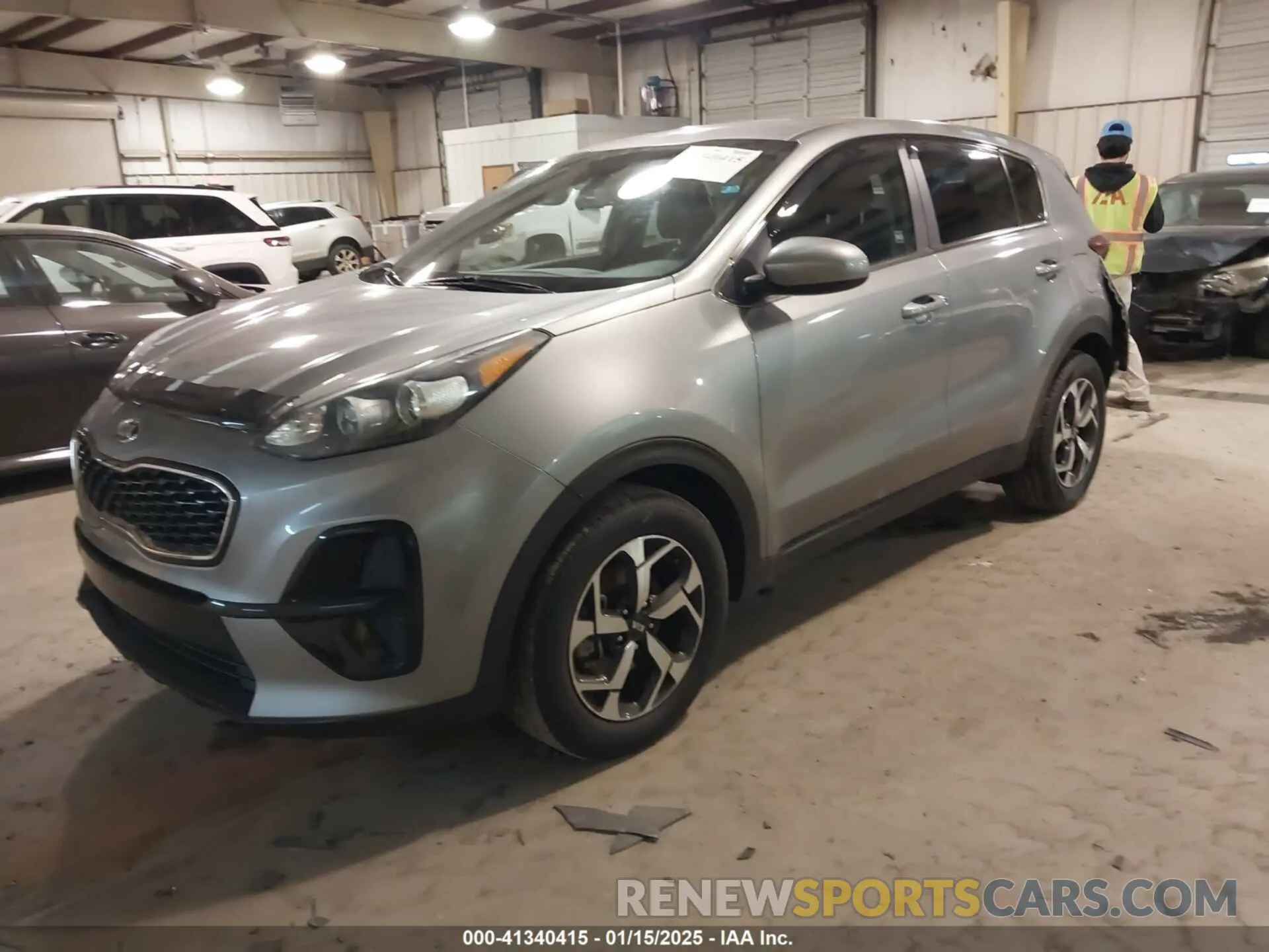 2 fotografías del automóvil dañado KNDPM3AC1M7897159 KIA SPORTAGE 2021