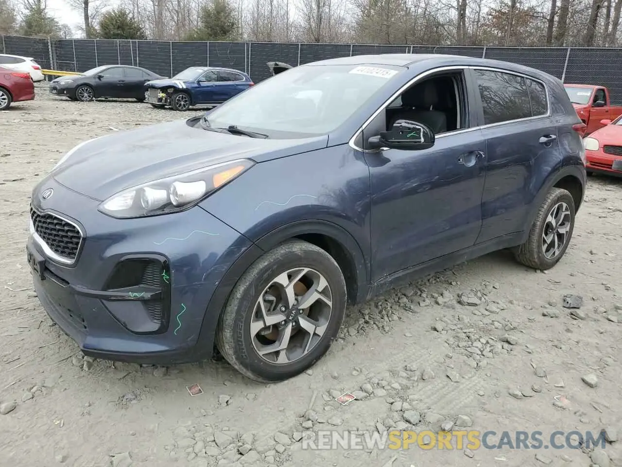 1 fotografías del automóvil dañado KNDPM3AC1M7934548 KIA SPORTAGE 2021