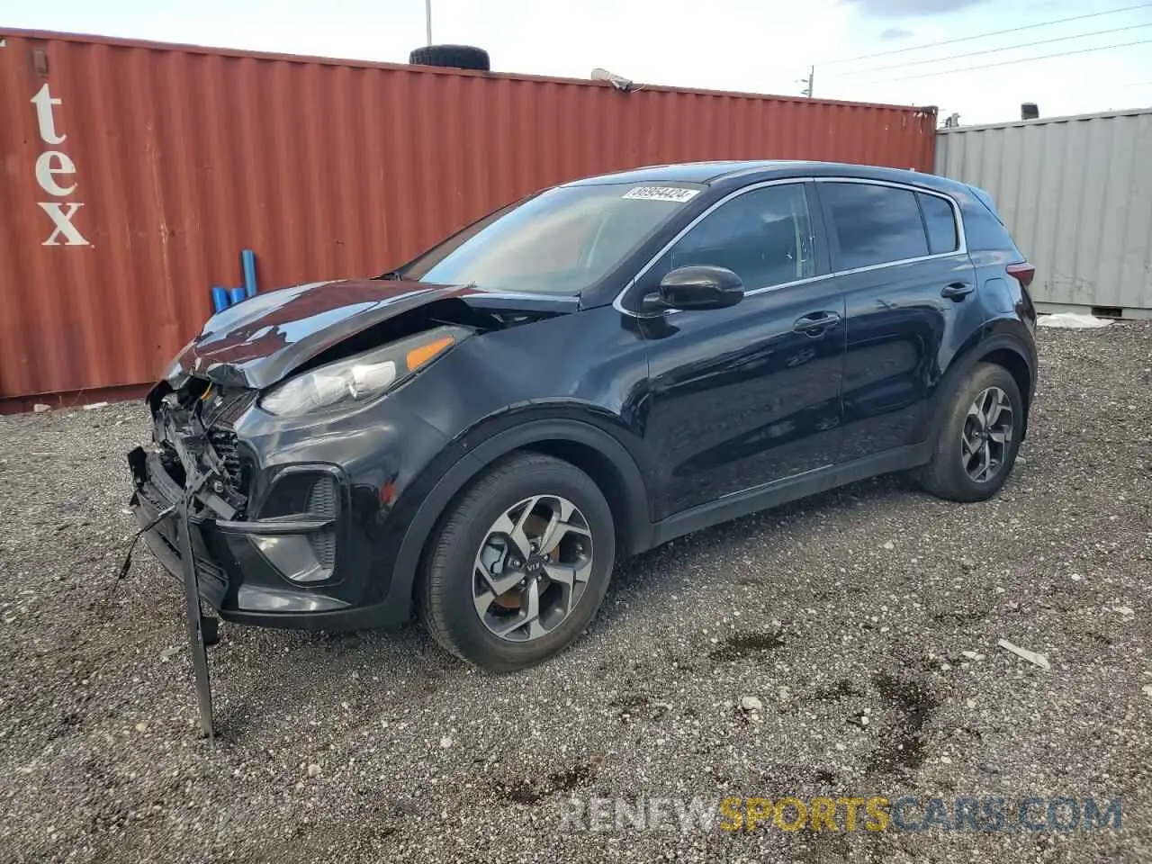 1 fotografías del automóvil dañado KNDPM3AC2M7874313 KIA SPORTAGE 2021