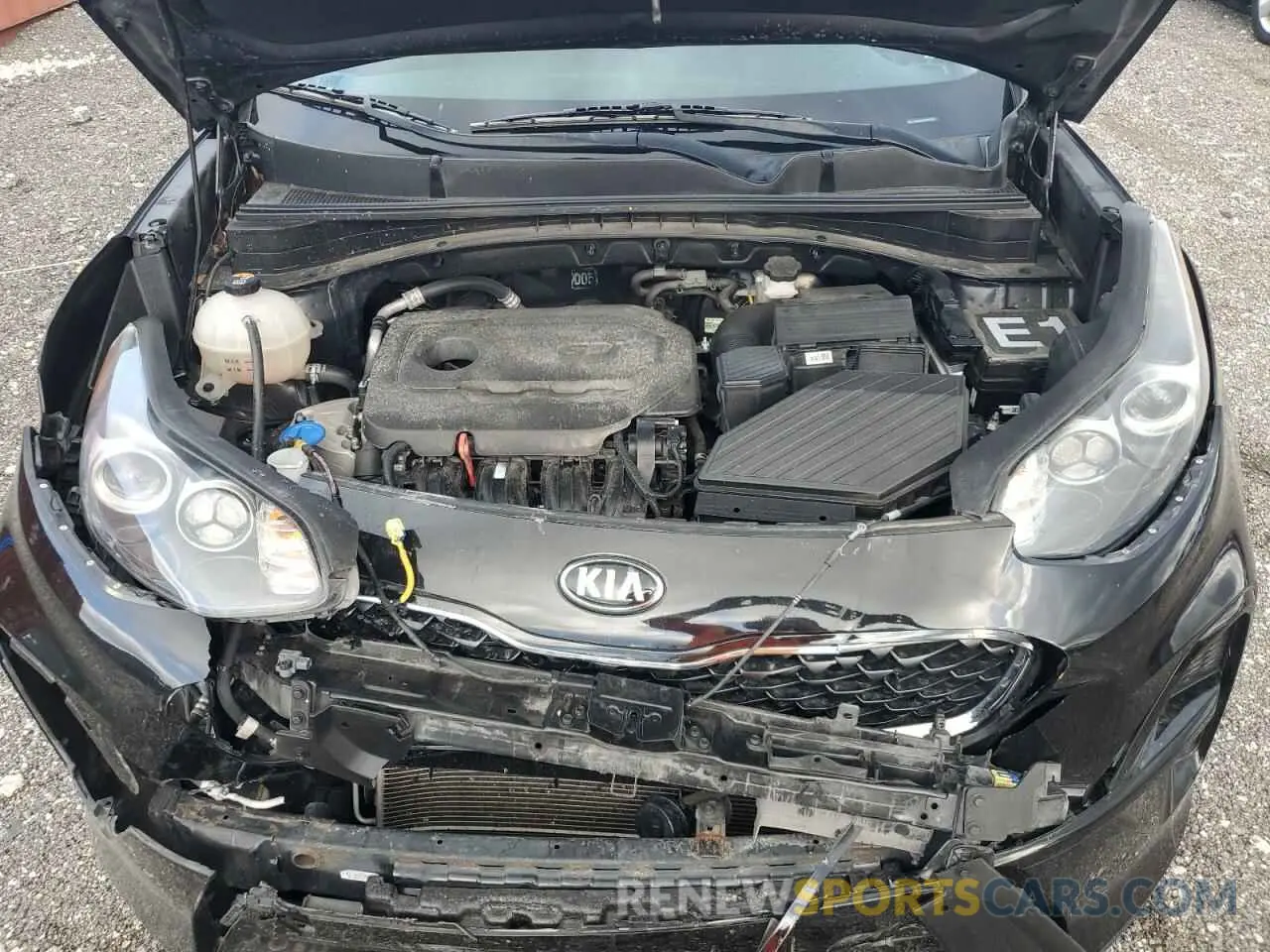 12 fotografías del automóvil dañado KNDPM3AC2M7874313 KIA SPORTAGE 2021