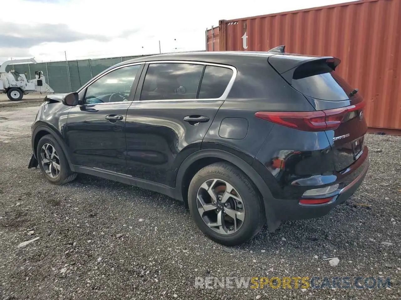 2 fotografías del automóvil dañado KNDPM3AC2M7874313 KIA SPORTAGE 2021