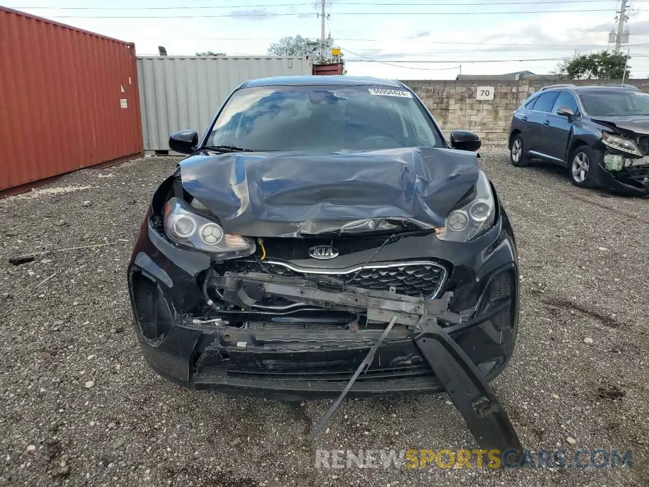 5 fotografías del automóvil dañado KNDPM3AC2M7874313 KIA SPORTAGE 2021