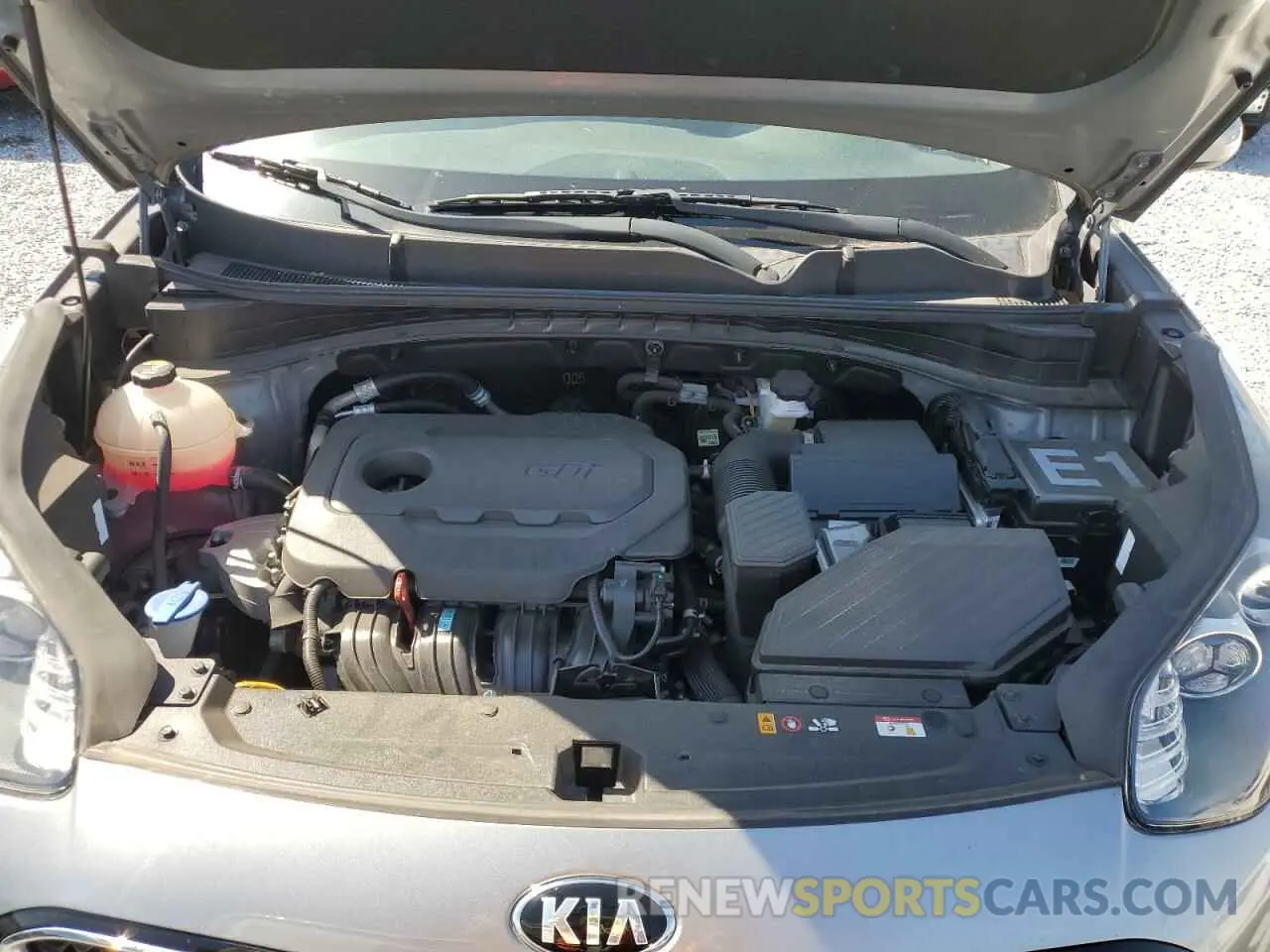 12 fotografías del automóvil dañado KNDPM3AC2M7942559 KIA SPORTAGE 2021