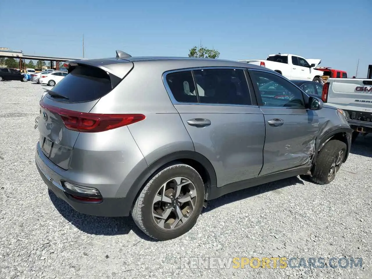 3 fotografías del automóvil dañado KNDPM3AC2M7942559 KIA SPORTAGE 2021