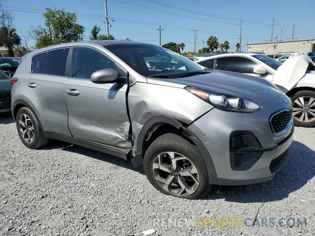 4 fotografías del automóvil dañado KNDPM3AC2M7942559 KIA SPORTAGE 2021