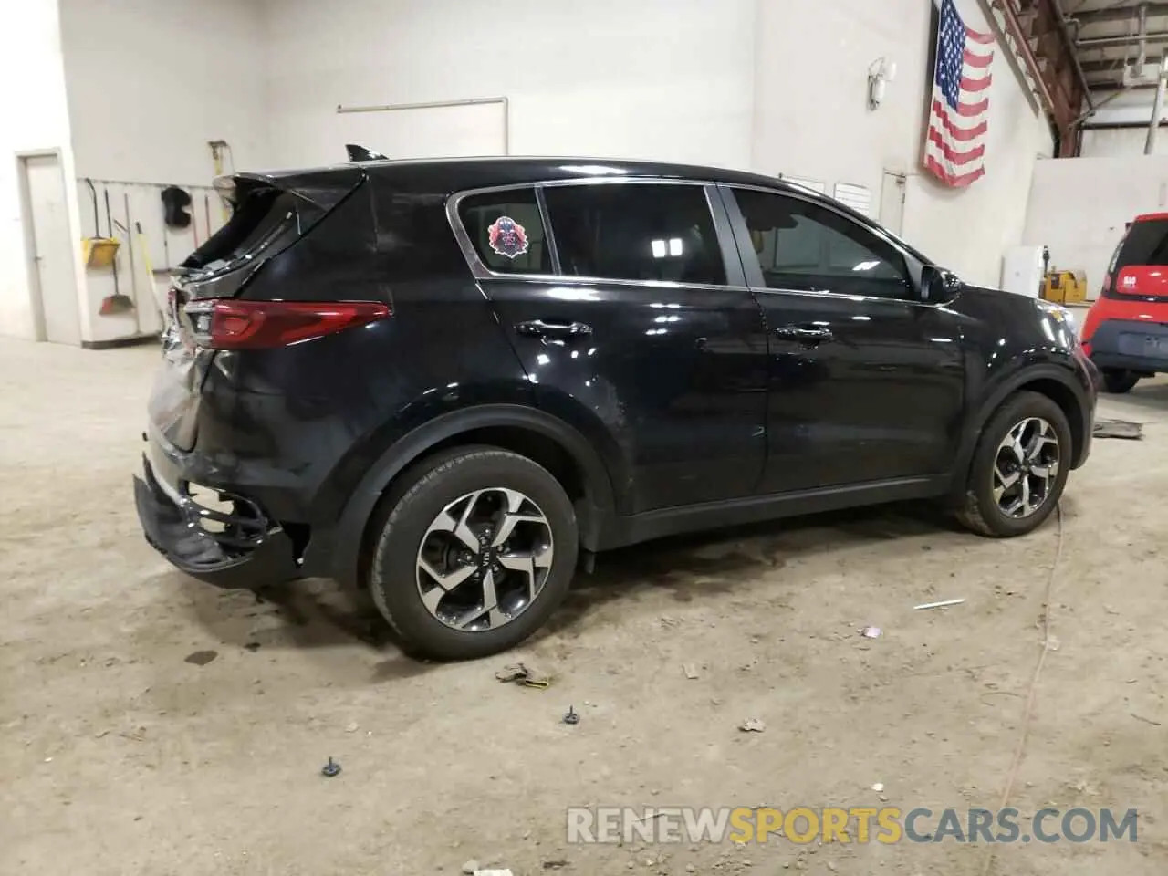 3 fotografías del automóvil dañado KNDPM3AC3M7844446 KIA SPORTAGE 2021