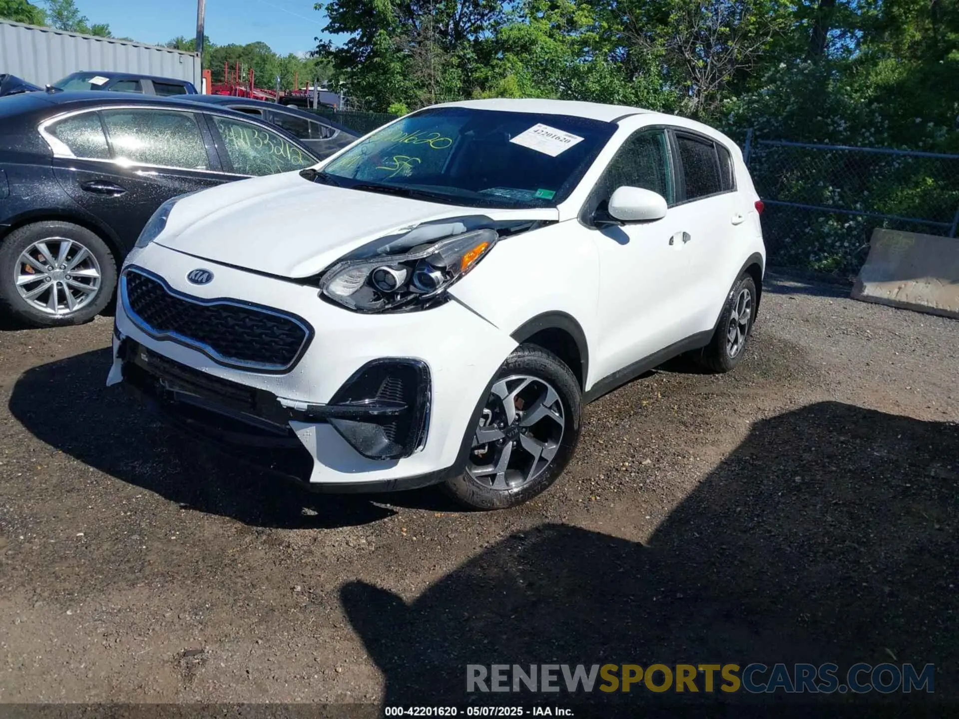 2 fotografías del automóvil dañado KNDPM3AC3M7845709 KIA SPORTAGE 2021
