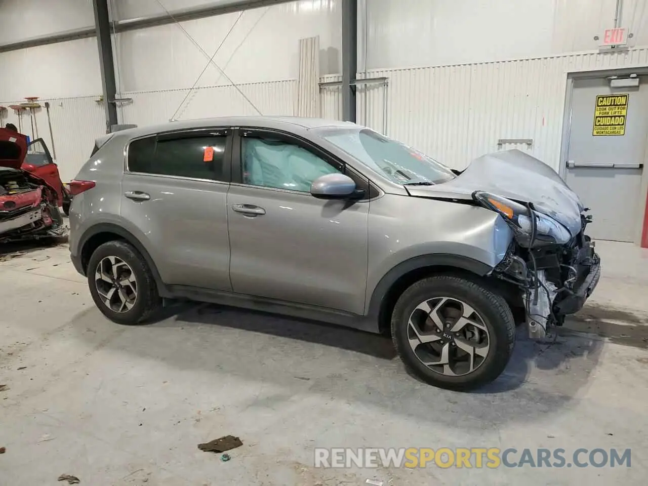 4 fotografías del automóvil dañado KNDPM3AC3M7854684 KIA SPORTAGE 2021