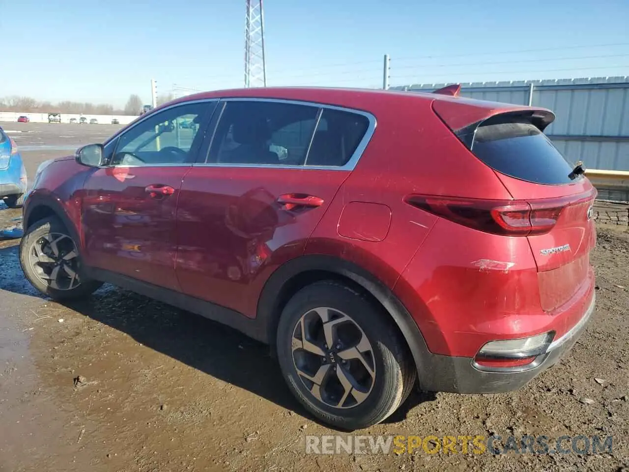 2 fotografías del automóvil dañado KNDPM3AC3M7861263 KIA SPORTAGE 2021