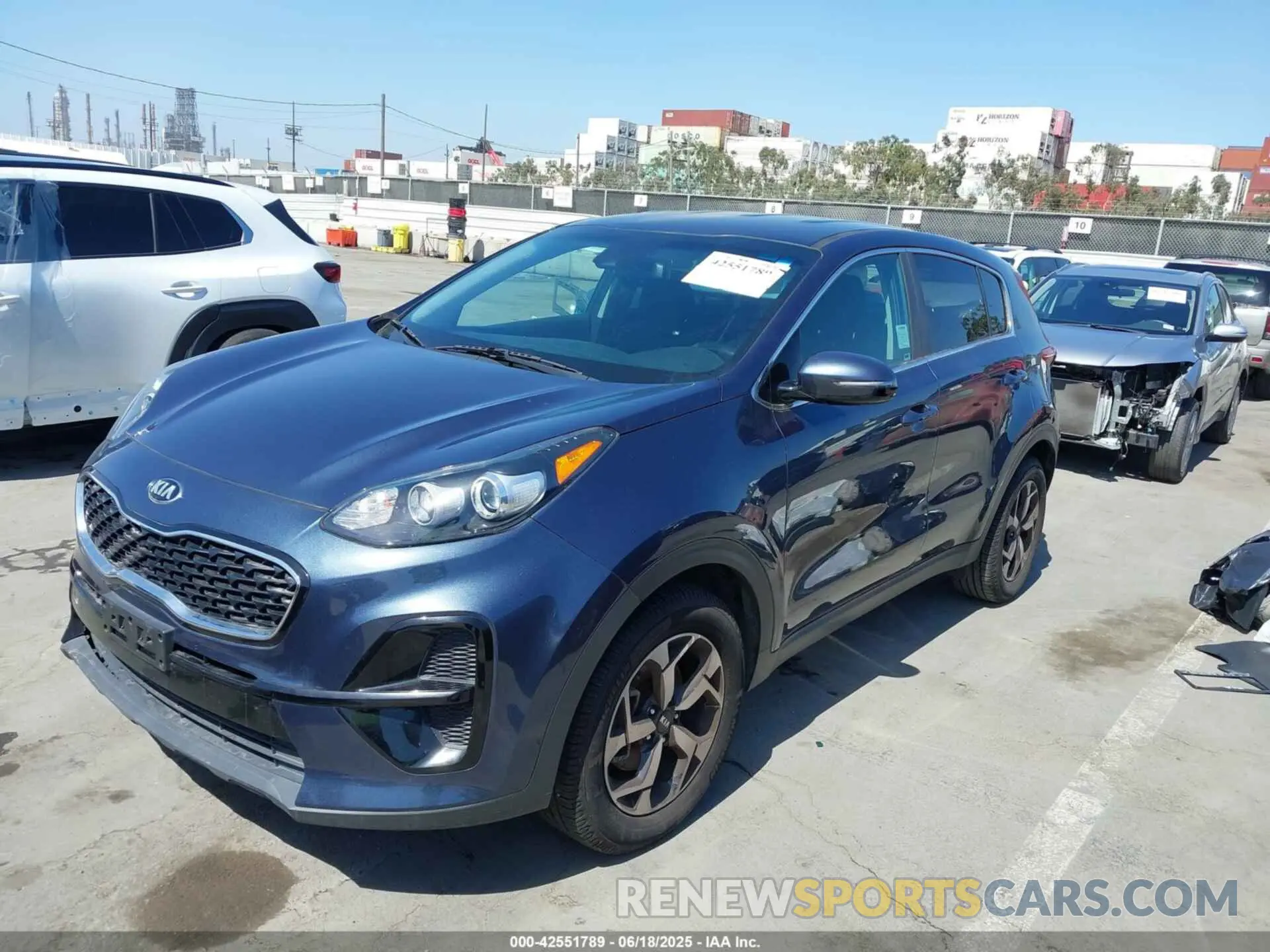 2 fotografías del automóvil dañado KNDPM3AC4M7888598 KIA SPORTAGE 2021
