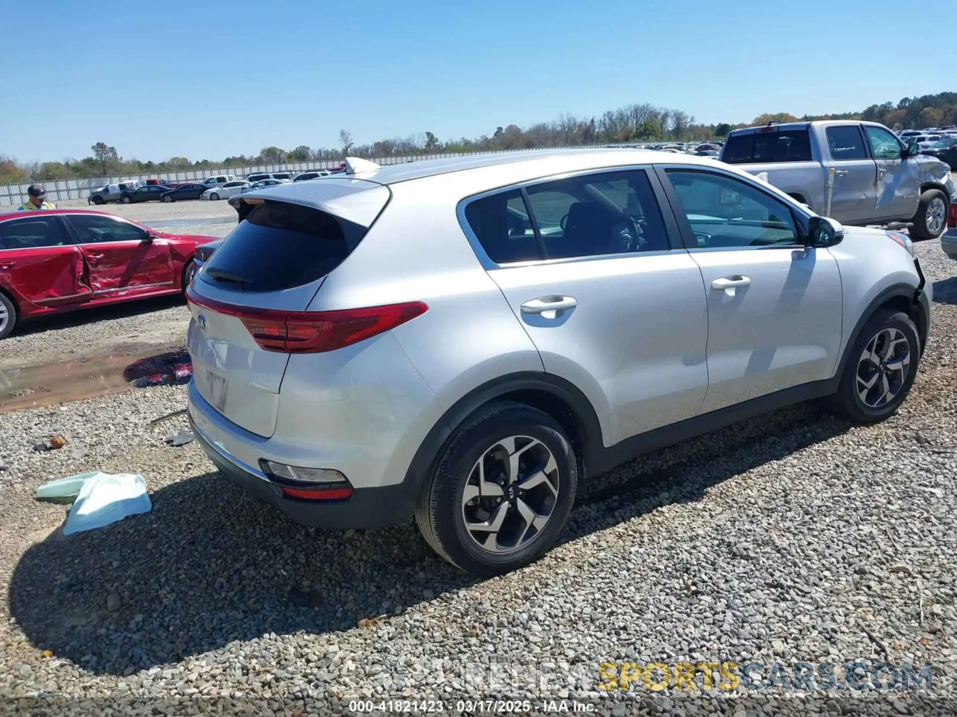 4 fotografías del automóvil dañado KNDPM3AC5M7842763 KIA SPORTAGE 2021