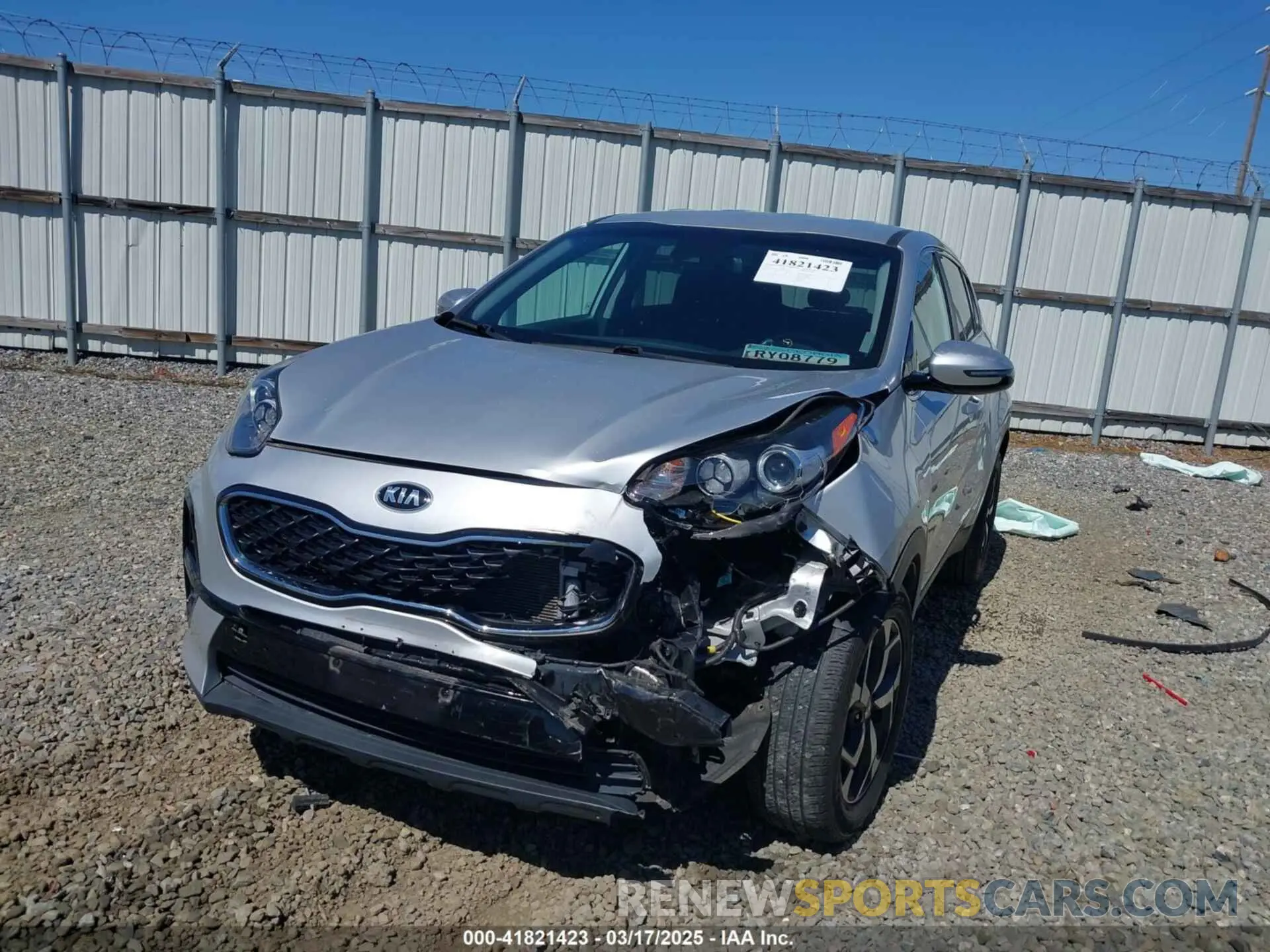 6 fotografías del automóvil dañado KNDPM3AC5M7842763 KIA SPORTAGE 2021
