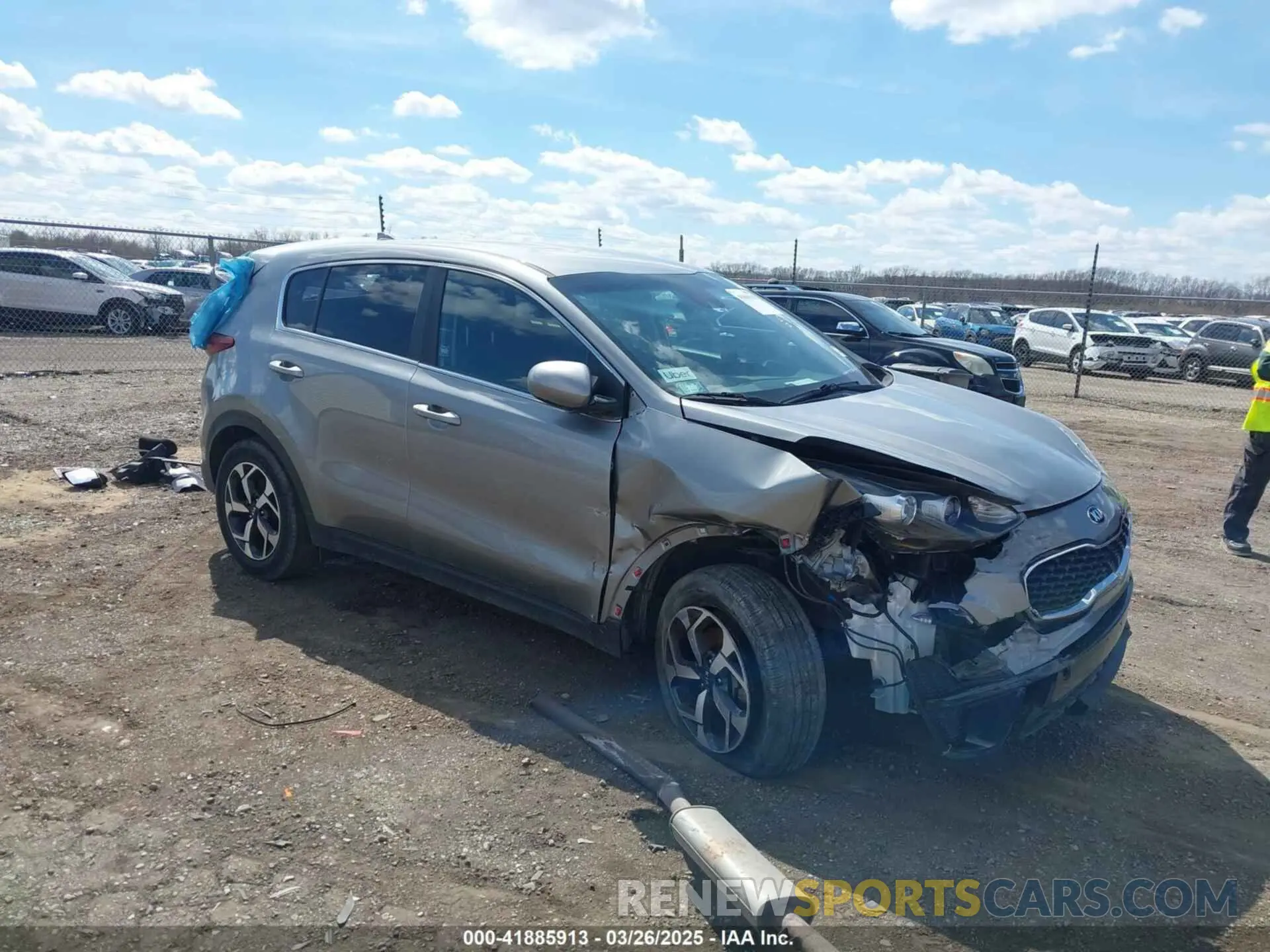 1 fotografías del automóvil dañado KNDPM3AC5M7894507 KIA SPORTAGE 2021