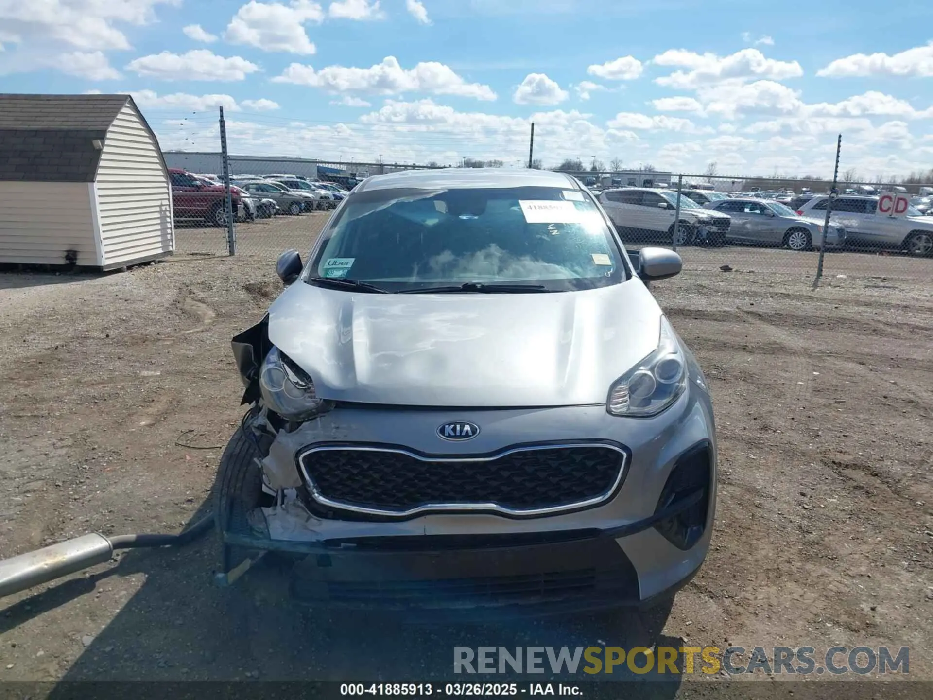 11 fotografías del automóvil dañado KNDPM3AC5M7894507 KIA SPORTAGE 2021