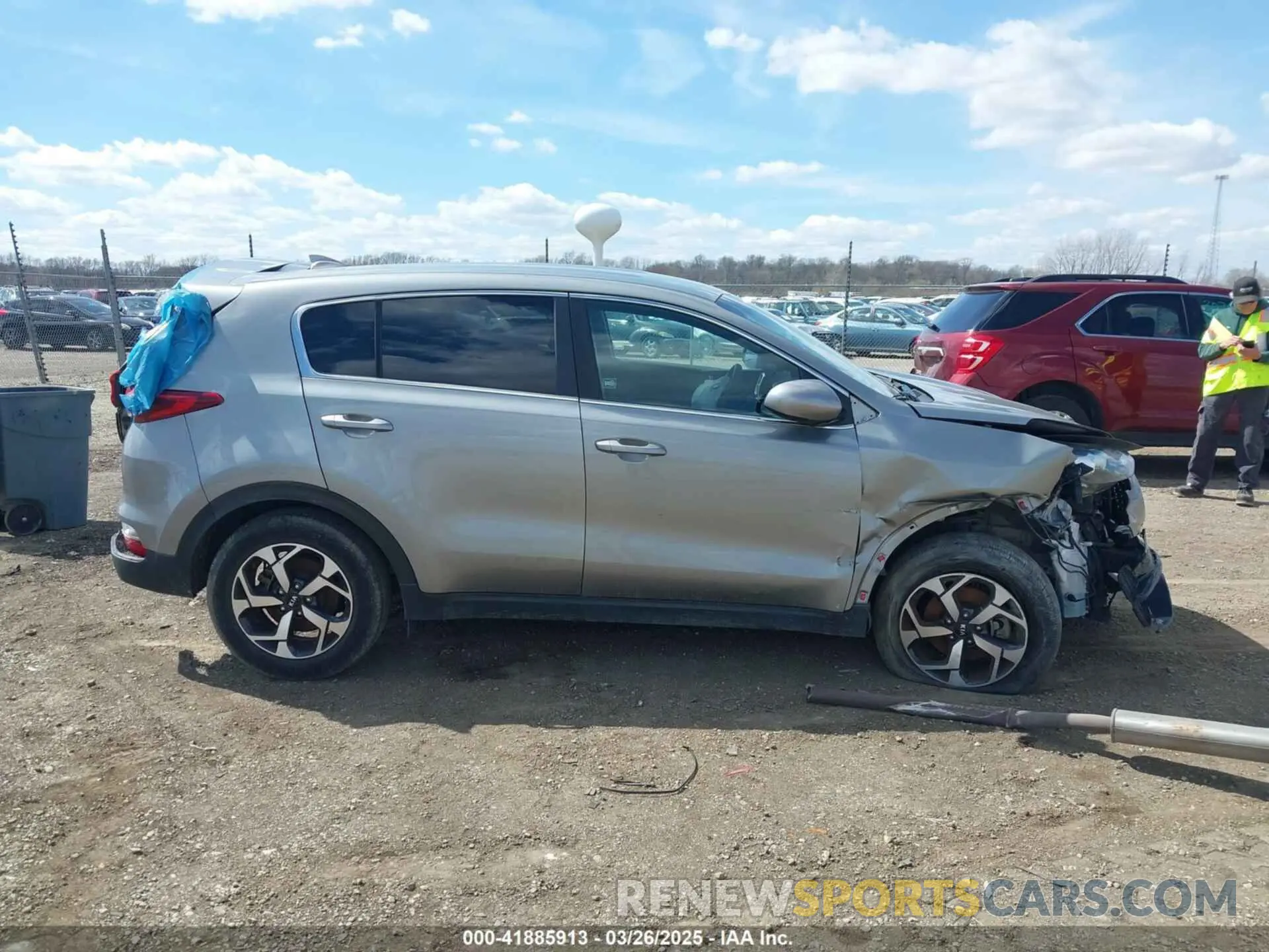 12 fotografías del automóvil dañado KNDPM3AC5M7894507 KIA SPORTAGE 2021