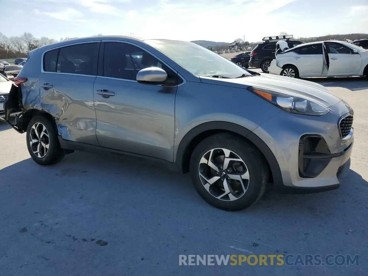 4 fotografías del automóvil dañado KNDPM3AC5M7899948 KIA SPORTAGE 2021