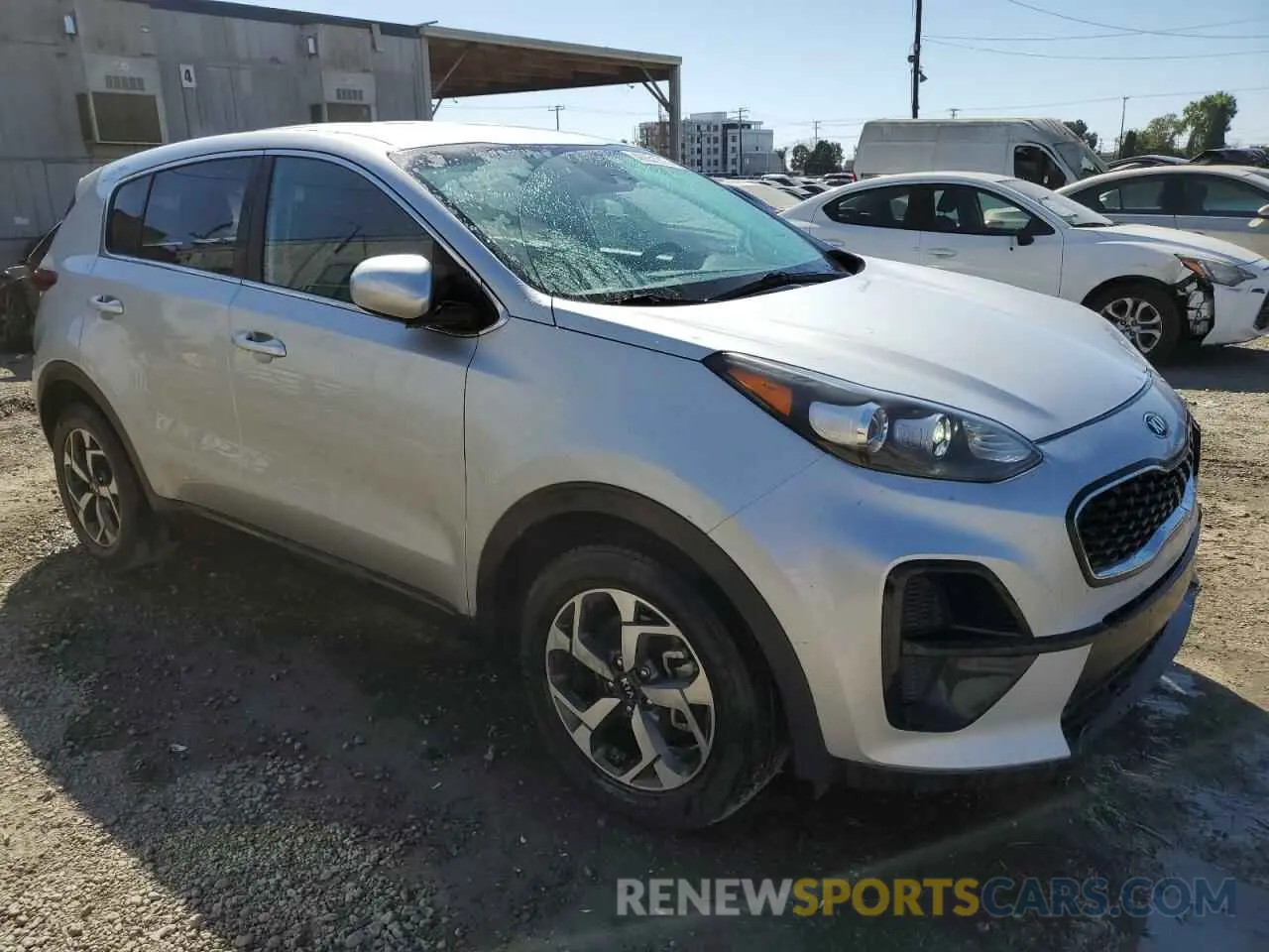 4 fotografías del automóvil dañado KNDPM3AC5M7915467 KIA SPORTAGE 2021