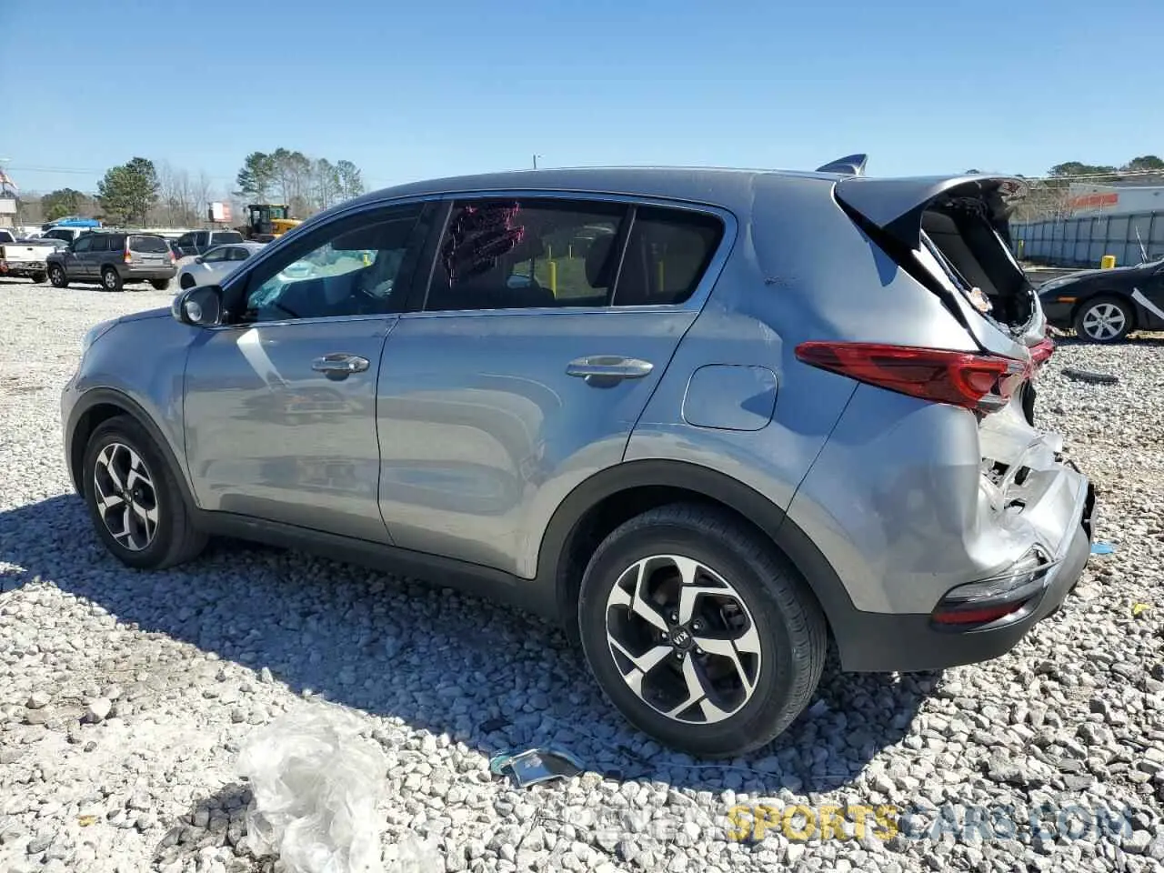 2 fotografías del automóvil dañado KNDPM3AC5M7932964 KIA SPORTAGE 2021