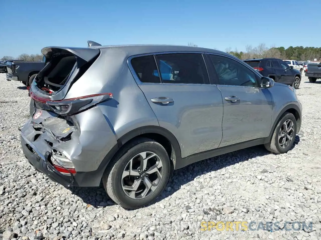 3 fotografías del automóvil dañado KNDPM3AC5M7932964 KIA SPORTAGE 2021
