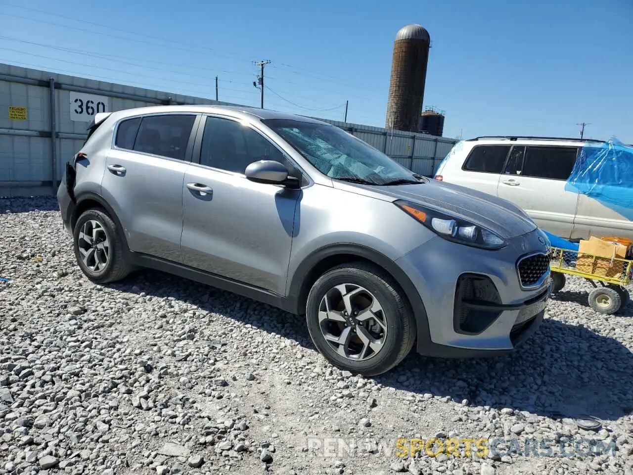 4 fotografías del automóvil dañado KNDPM3AC5M7932964 KIA SPORTAGE 2021